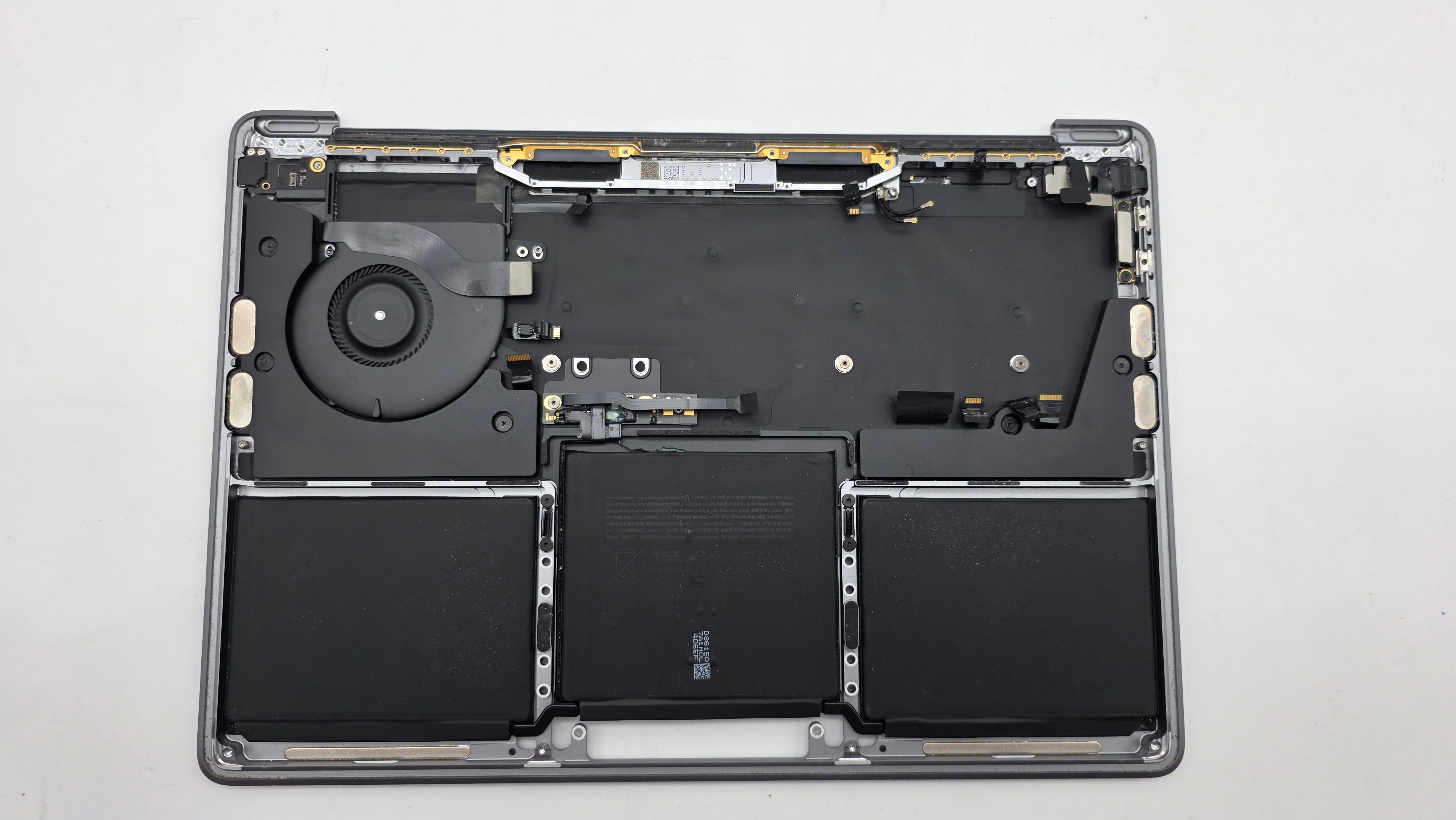 Macbook Pro 13" 2020 2022 A2338 Topcase QWERTZ Spacegrau Grau #T920