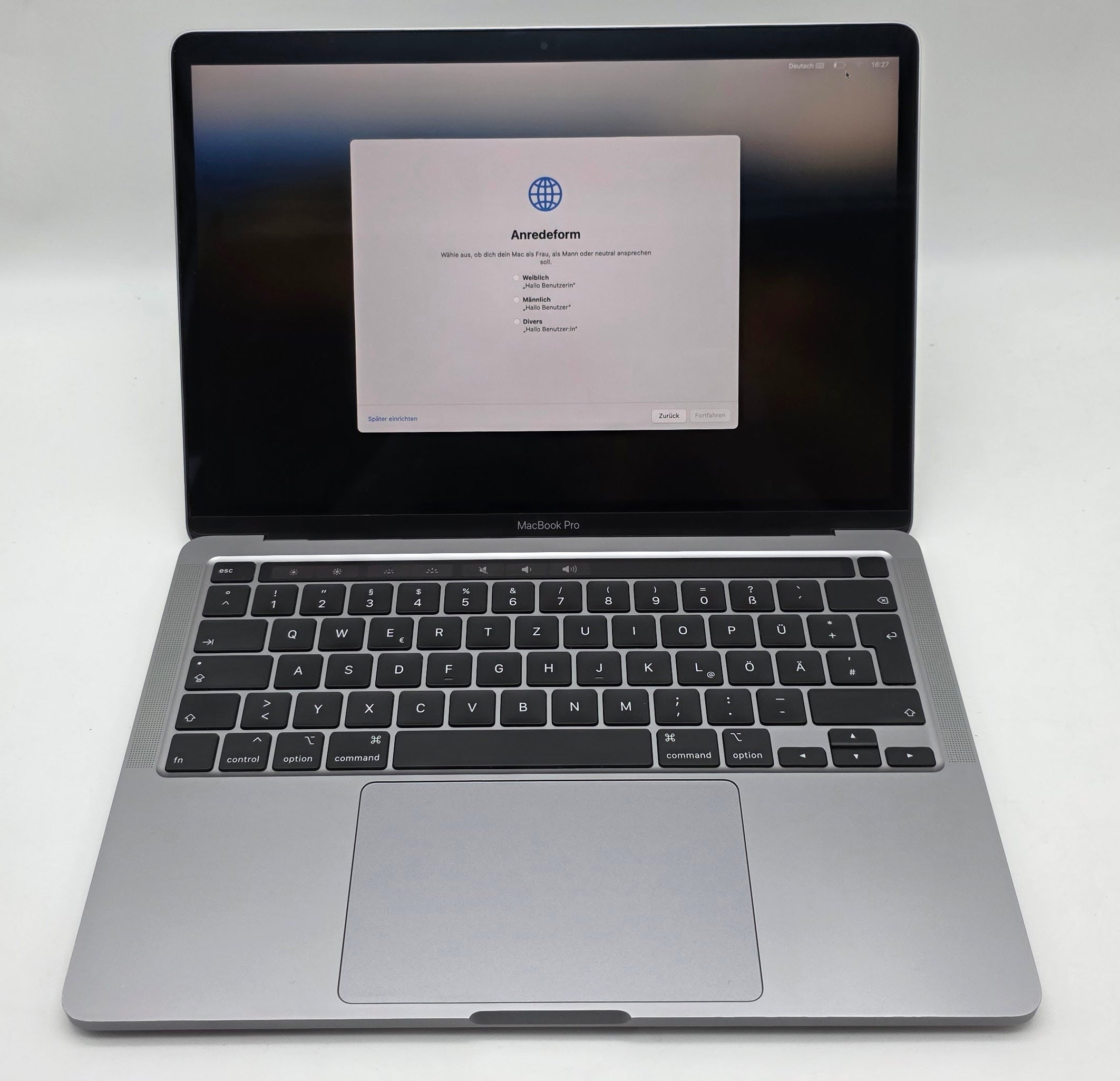 Macbook Pro 13" A2251 2020 2GHz i5 16GB 512GB Spacegrau #PS253 MwSt