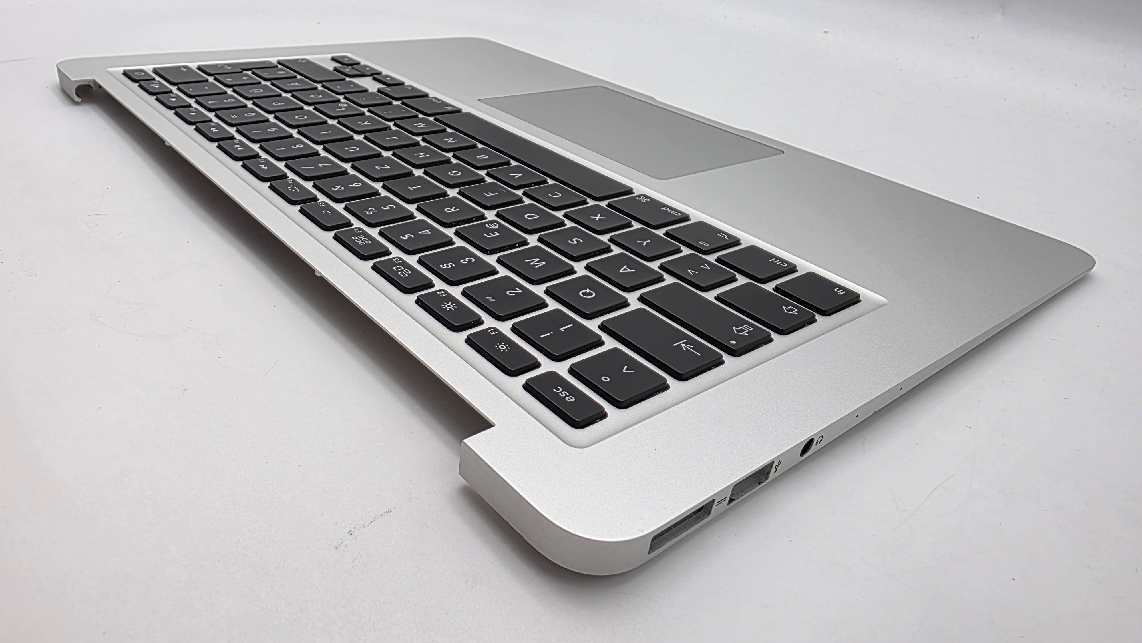 MacBook Air 13" A1466 2013 - 2017 Topcase QWERTZ Tastatur Silber #T940