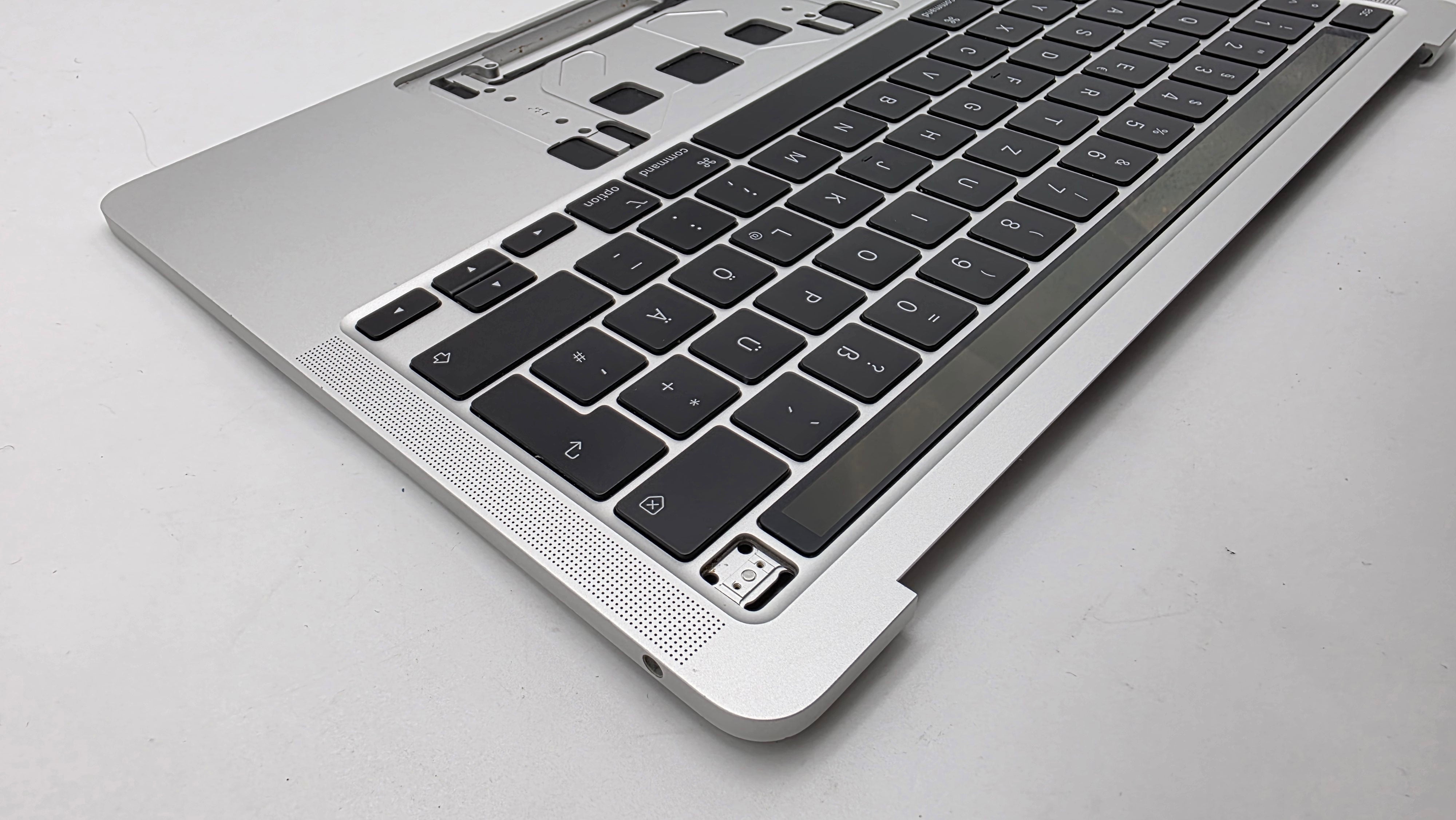 Macbook Pro 13" 2020 2022 A2338 Topcase Akku Tastatur Silber #T941