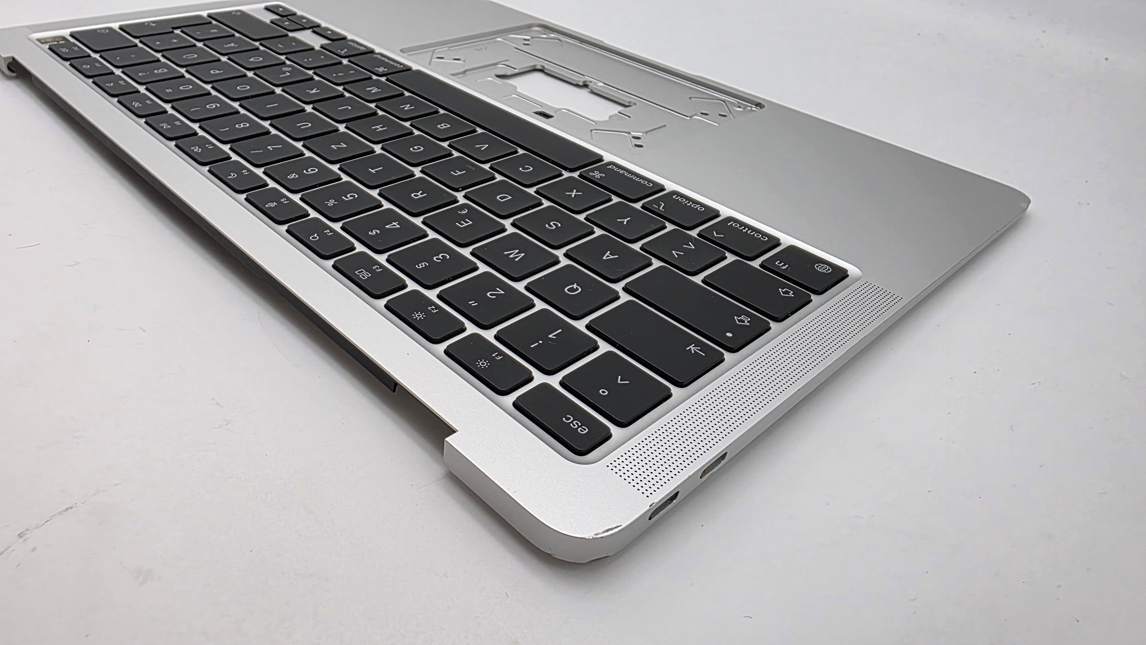 Macbook Pro 13" 2020 2022 A2338 Topcase Akku Tastatur Silber #T942