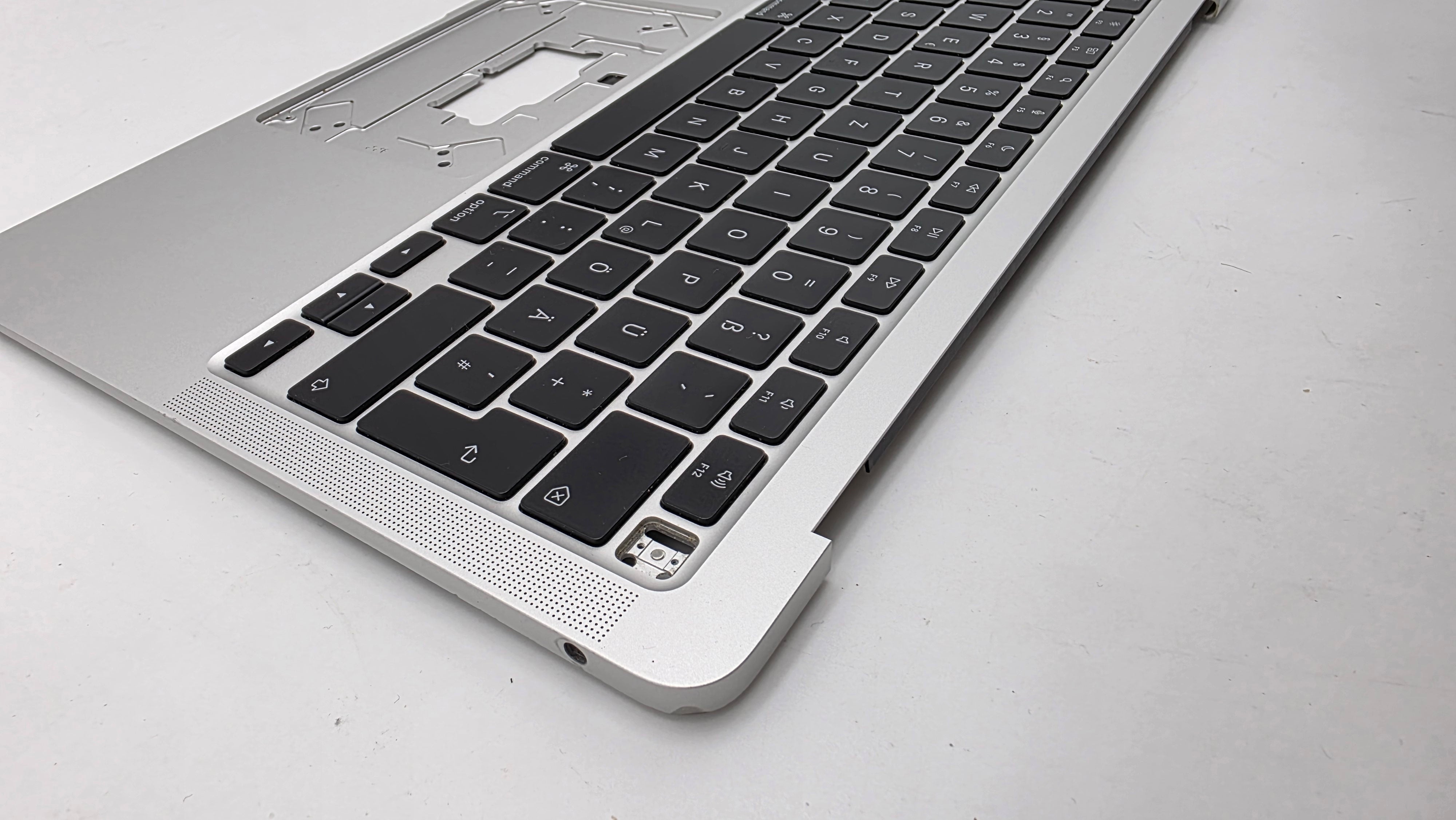 Macbook Pro 13" 2020 2022 A2338 Topcase Akku Tastatur Silber #T942