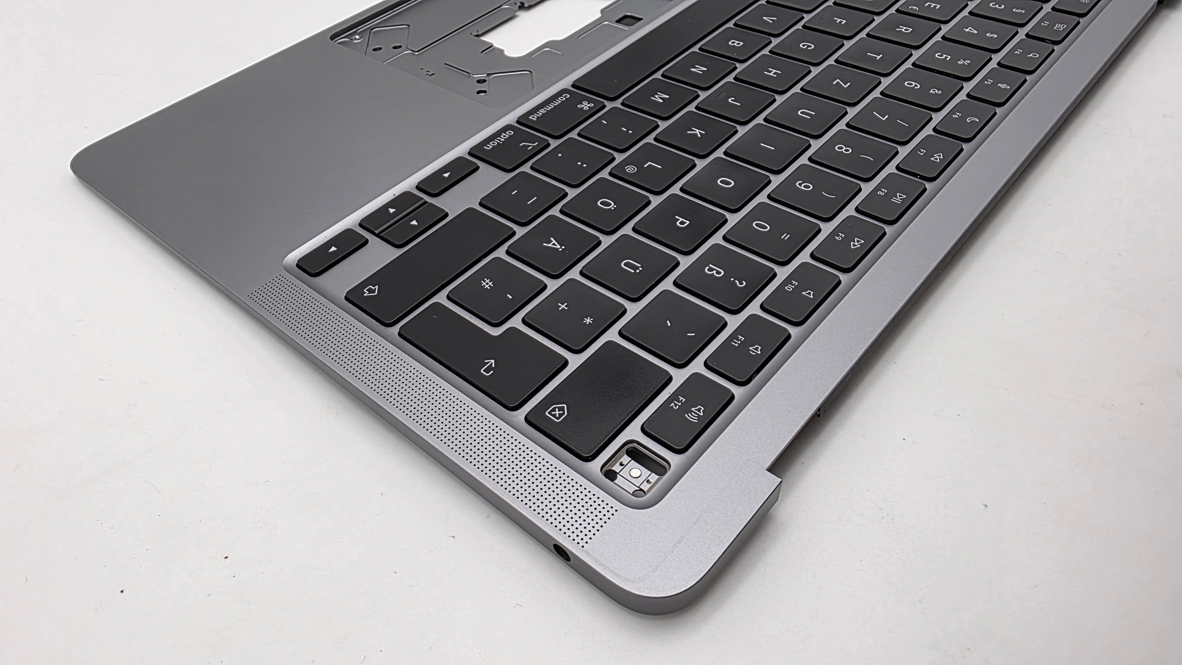 MacBook Air 13" 2020 A2337 Topcase QWERTZ Trackpad Tastatur Grau #T946
