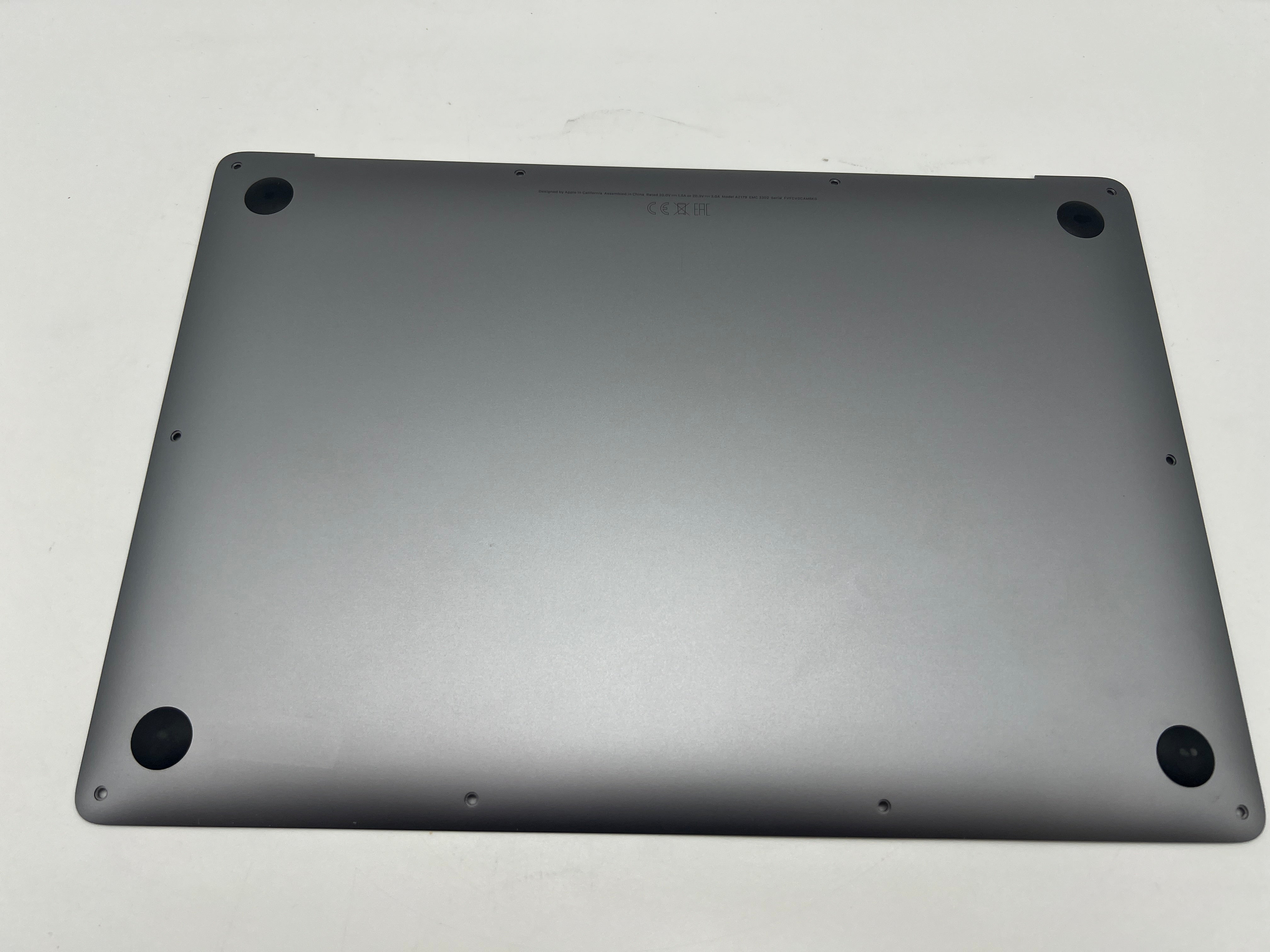 Macbook Air 13" A2179 Spacegrau Grau Bodenplatte Bottom Case