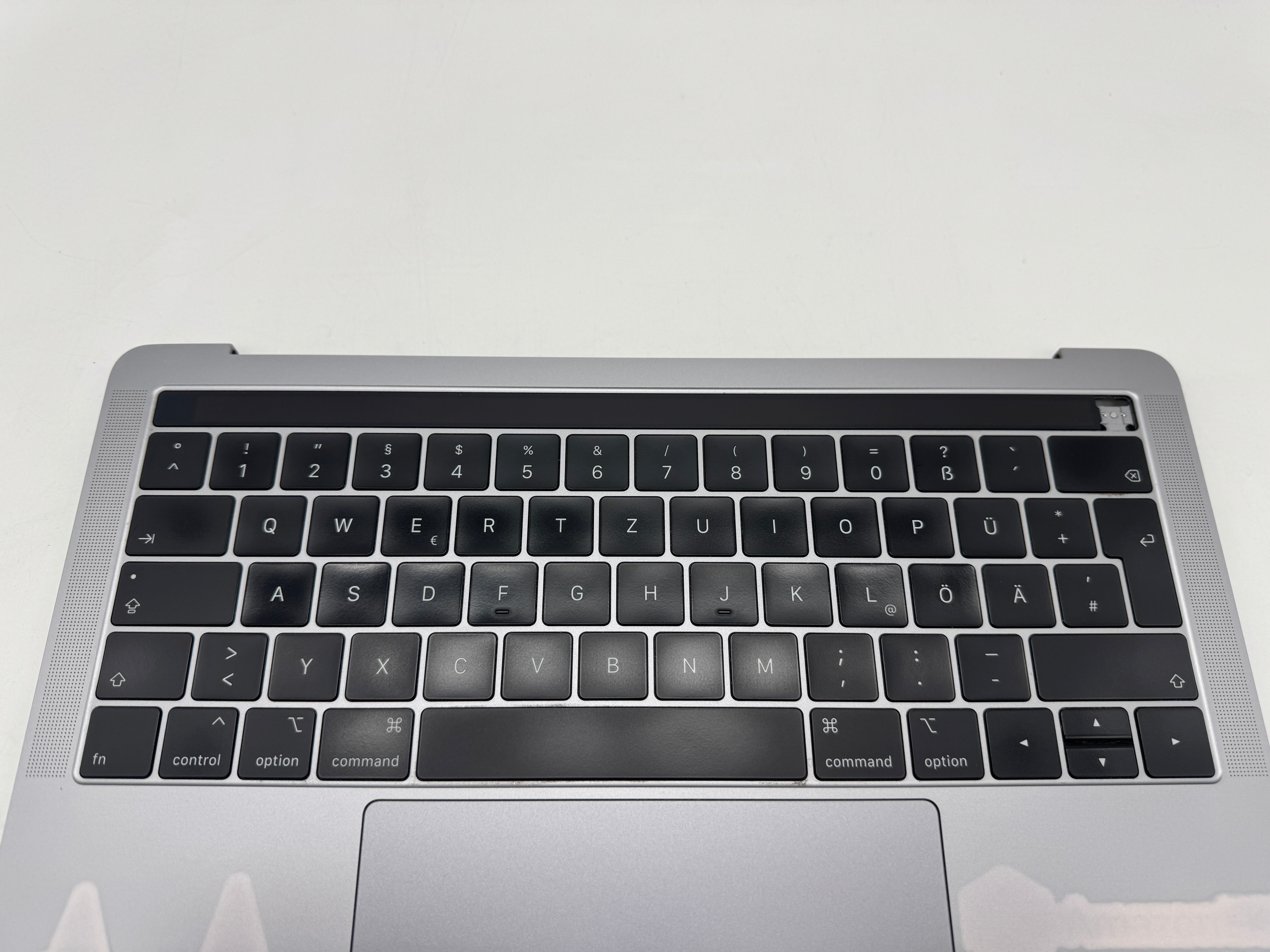 Macbook Pro 13" A1989 2018 2019 Topcase Tastatur QWERTZ Trackpad Spacegrau #T764