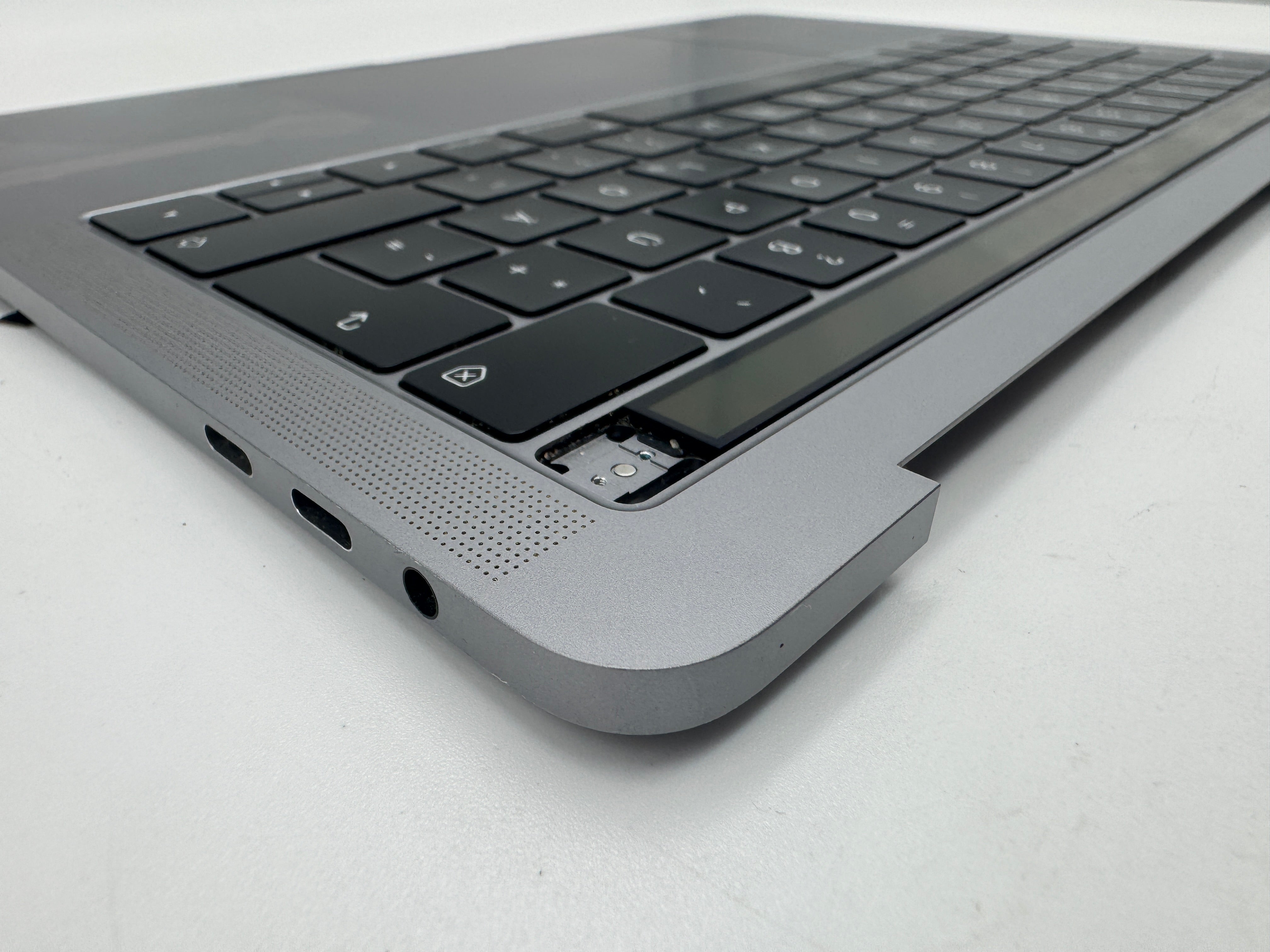 Macbook Pro 13" A1989 2018 2019 Topcase Tastatur QWERTZ Trackpad Spacegrau #T764