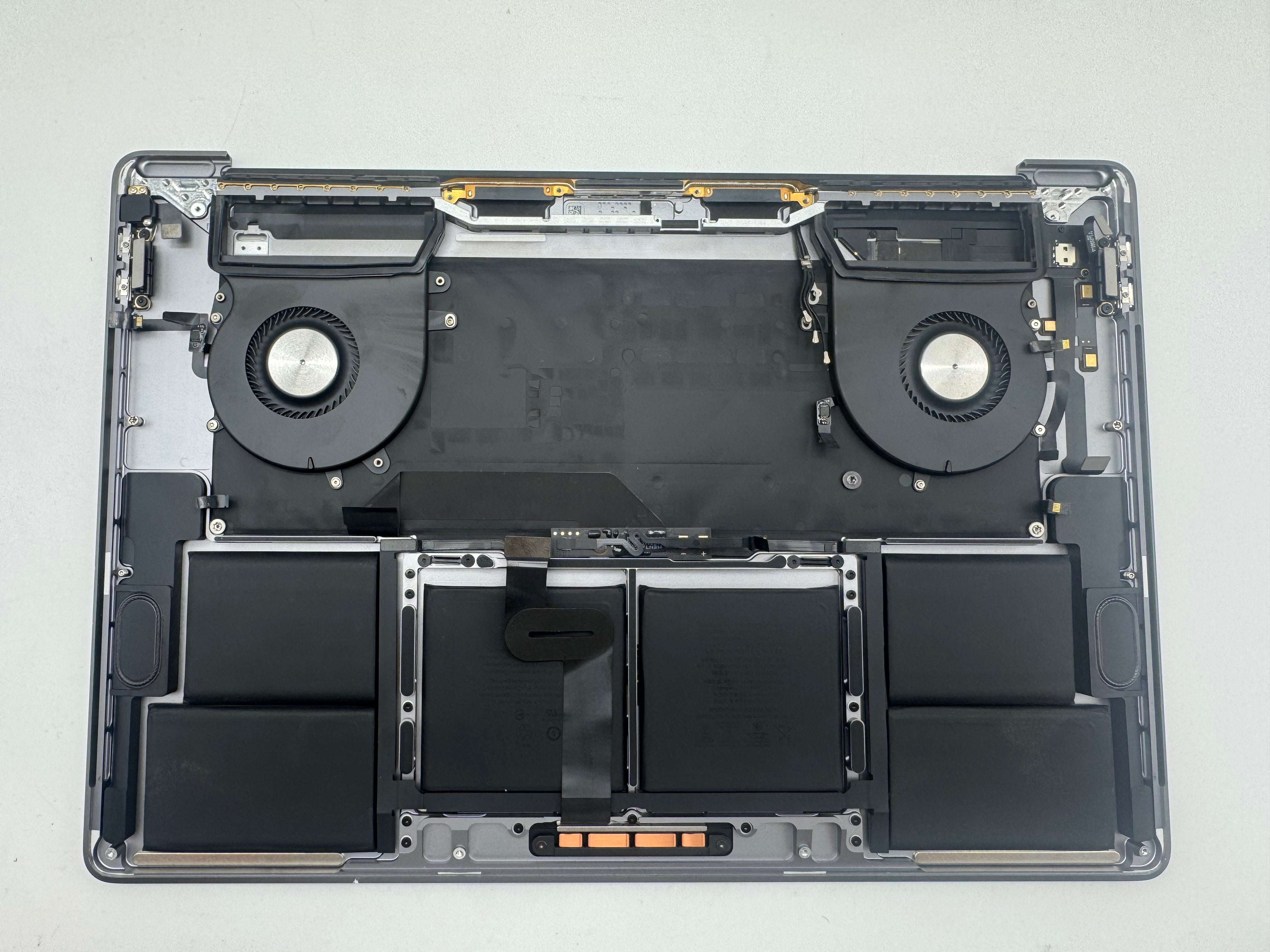 MacBook Pro 16" 2019 A2141 Grau Topcase Tastatur Trackpad Akku QWERTZ #T965