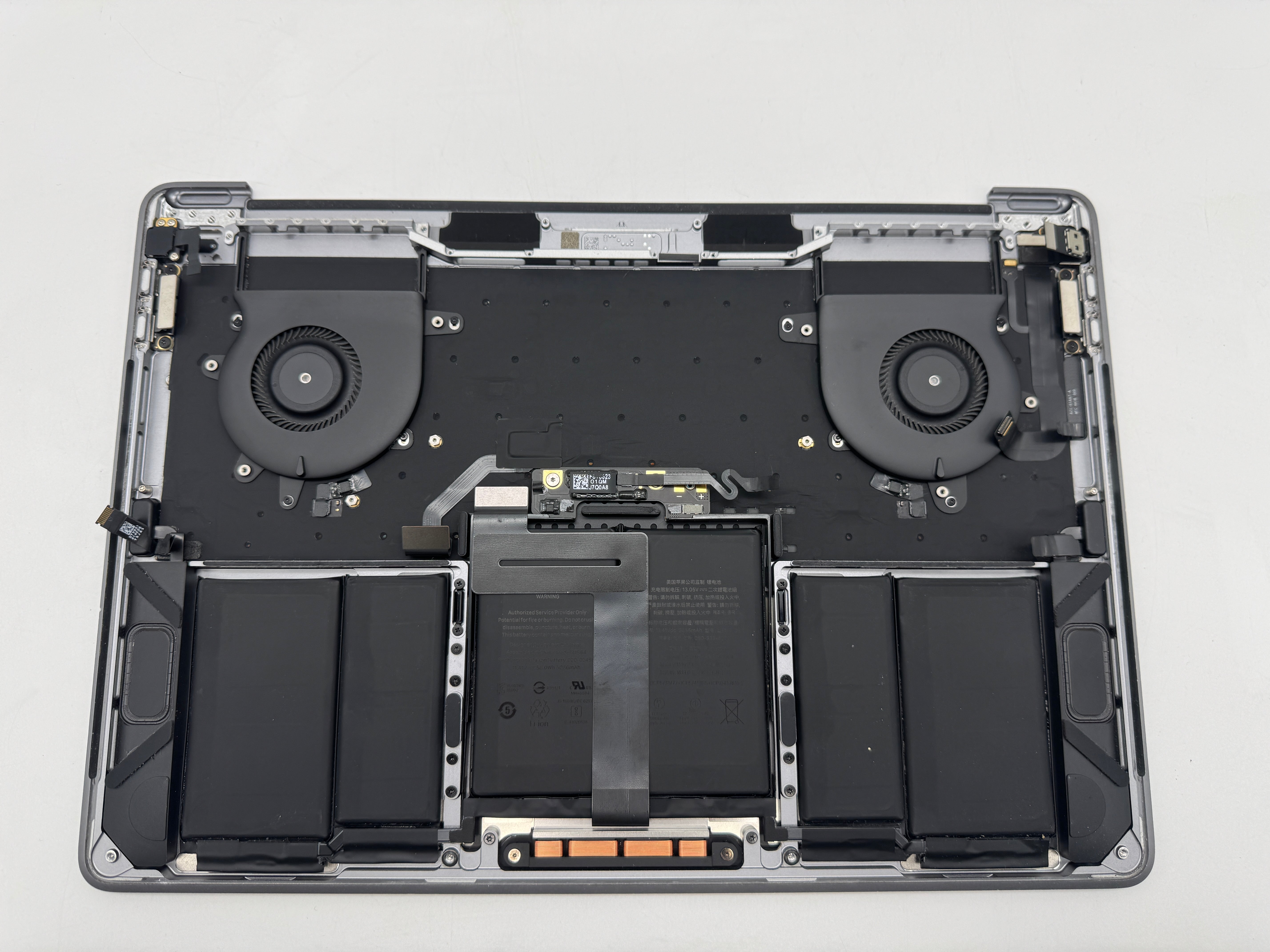 Macbook Pro 13" A1989 2018 2019 Topcase Tastatur QWERTZ Trackpad Spacegrau #T764