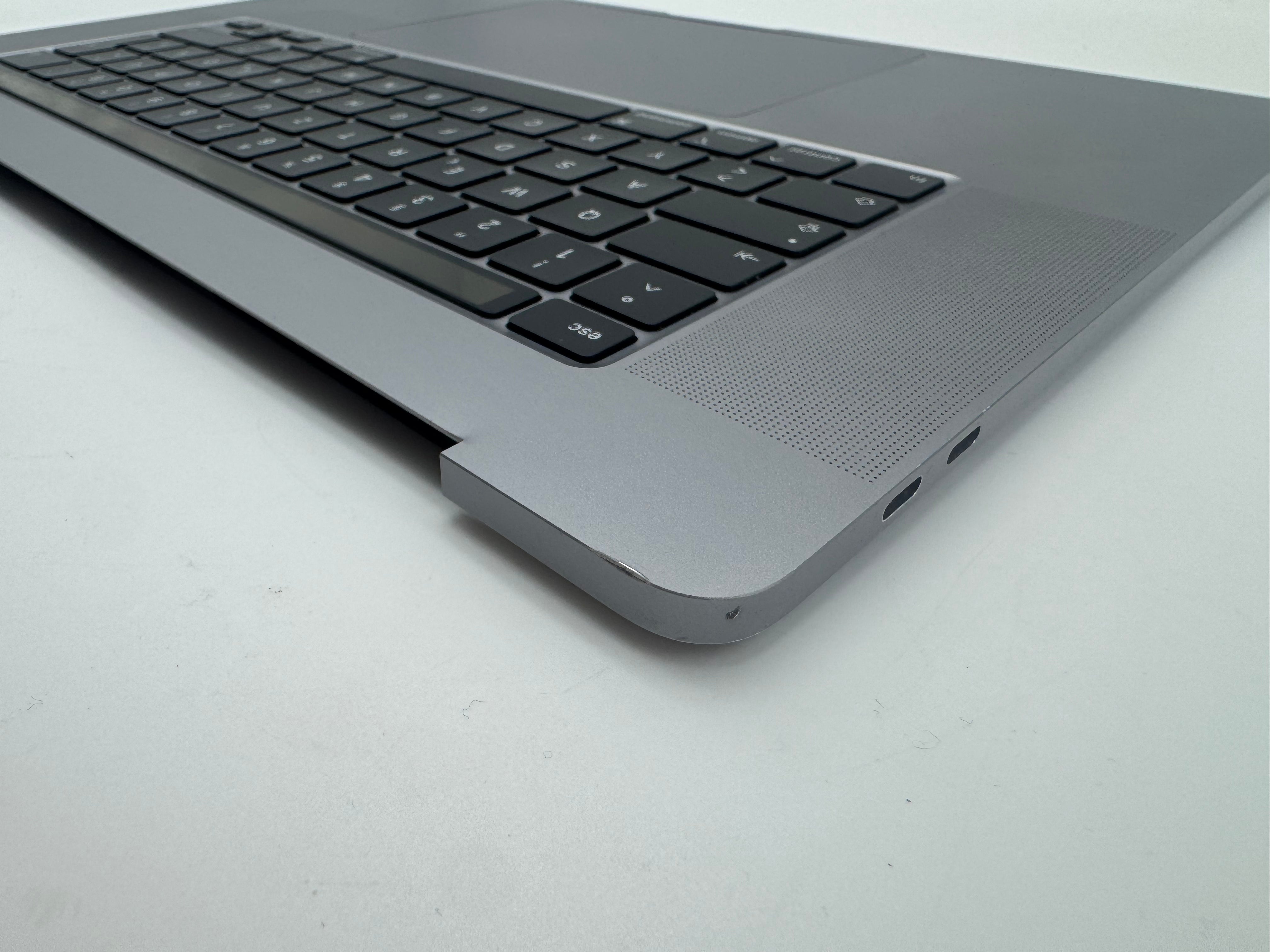 MacBook Pro 16" 2019 A2141 Grau Topcase Tastatur Trackpad Akku QWERTZ #T966