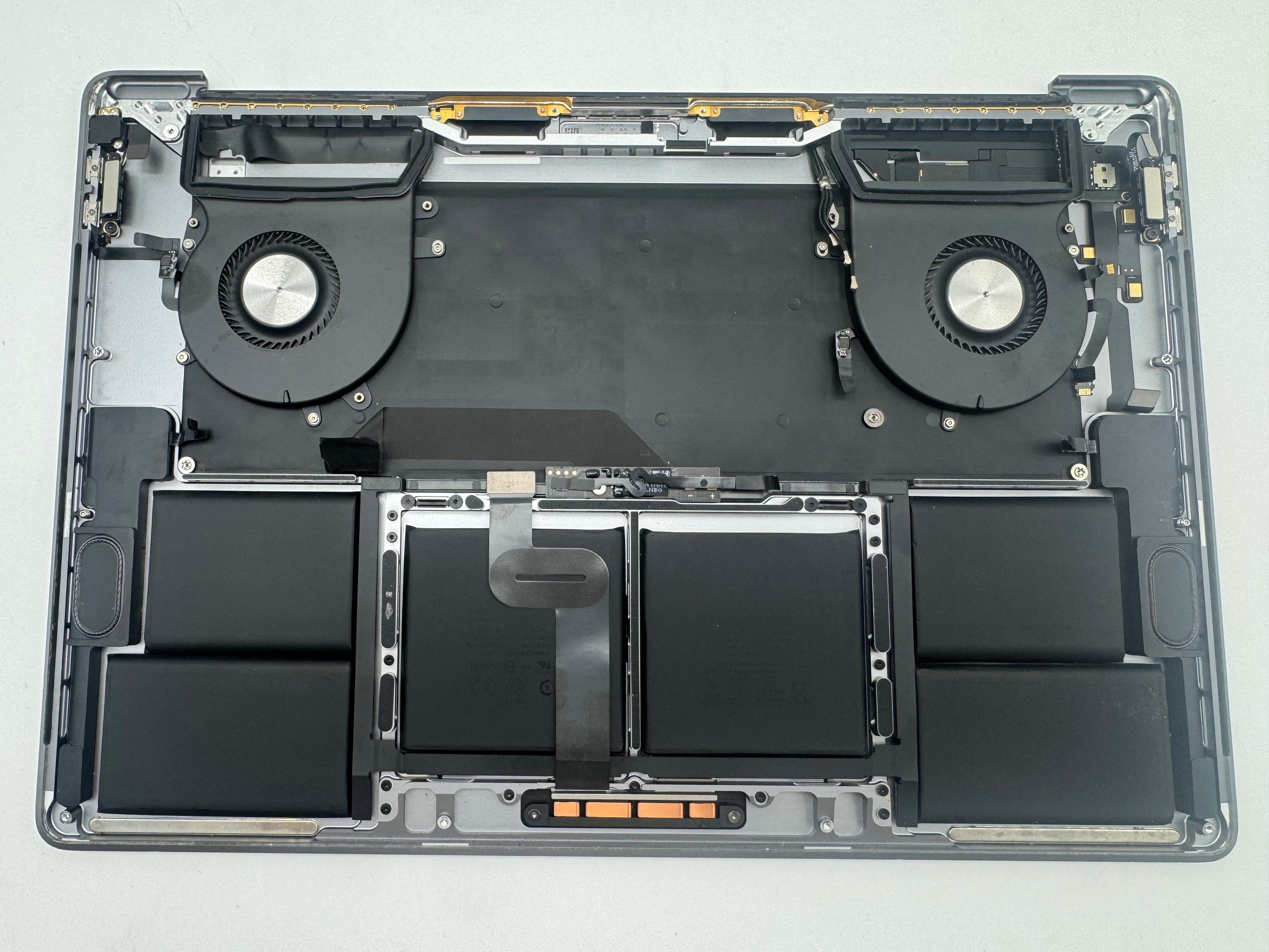 MacBook Pro 16" 2019 A2141 Grau Topcase Tastatur Trackpad Akku QWERTZ #T966