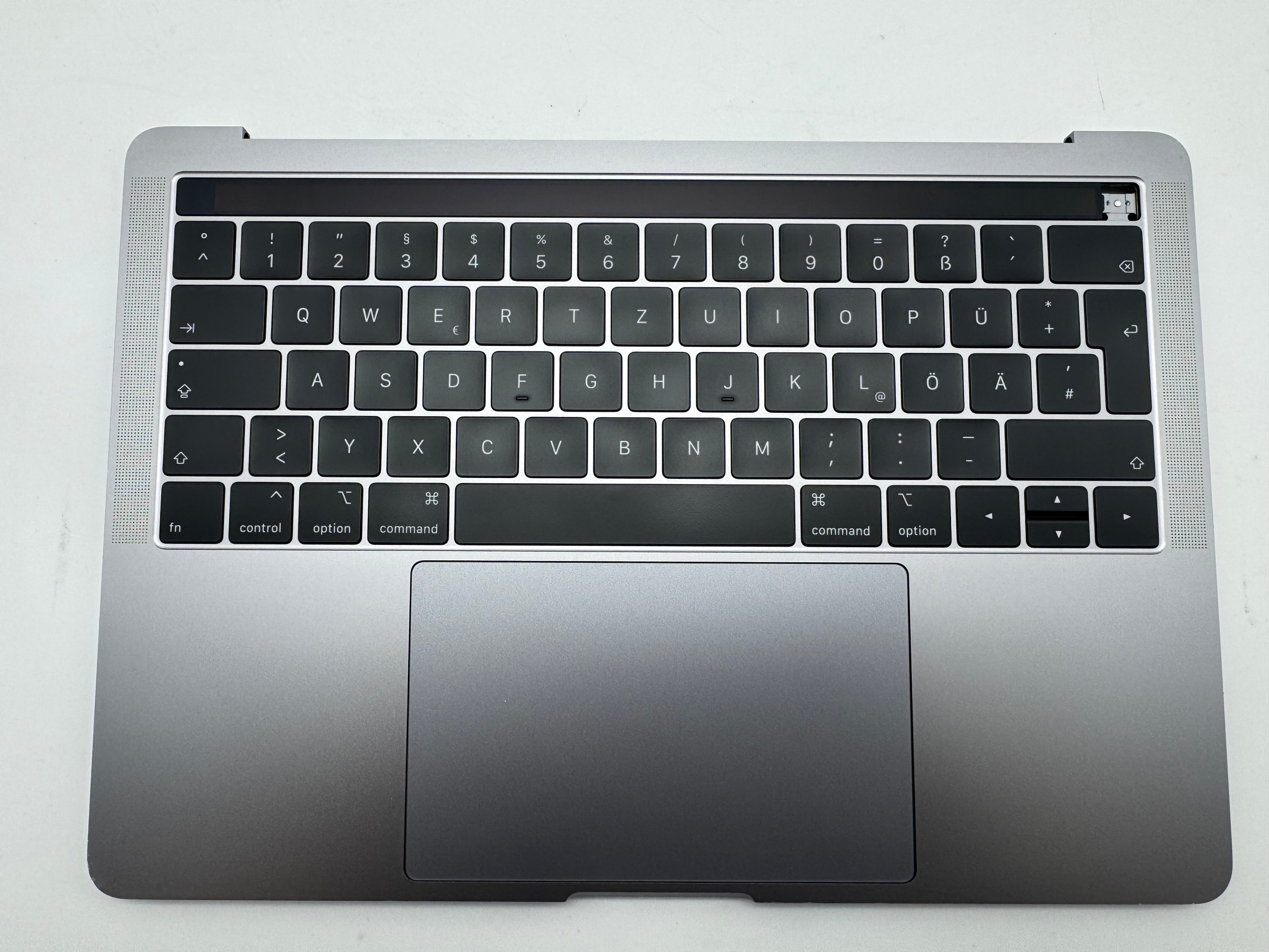 Macbook Pro 13" A1989 2018 2019 Topcase Tastatur QWERTZ Trackpad Spacegrau #T968