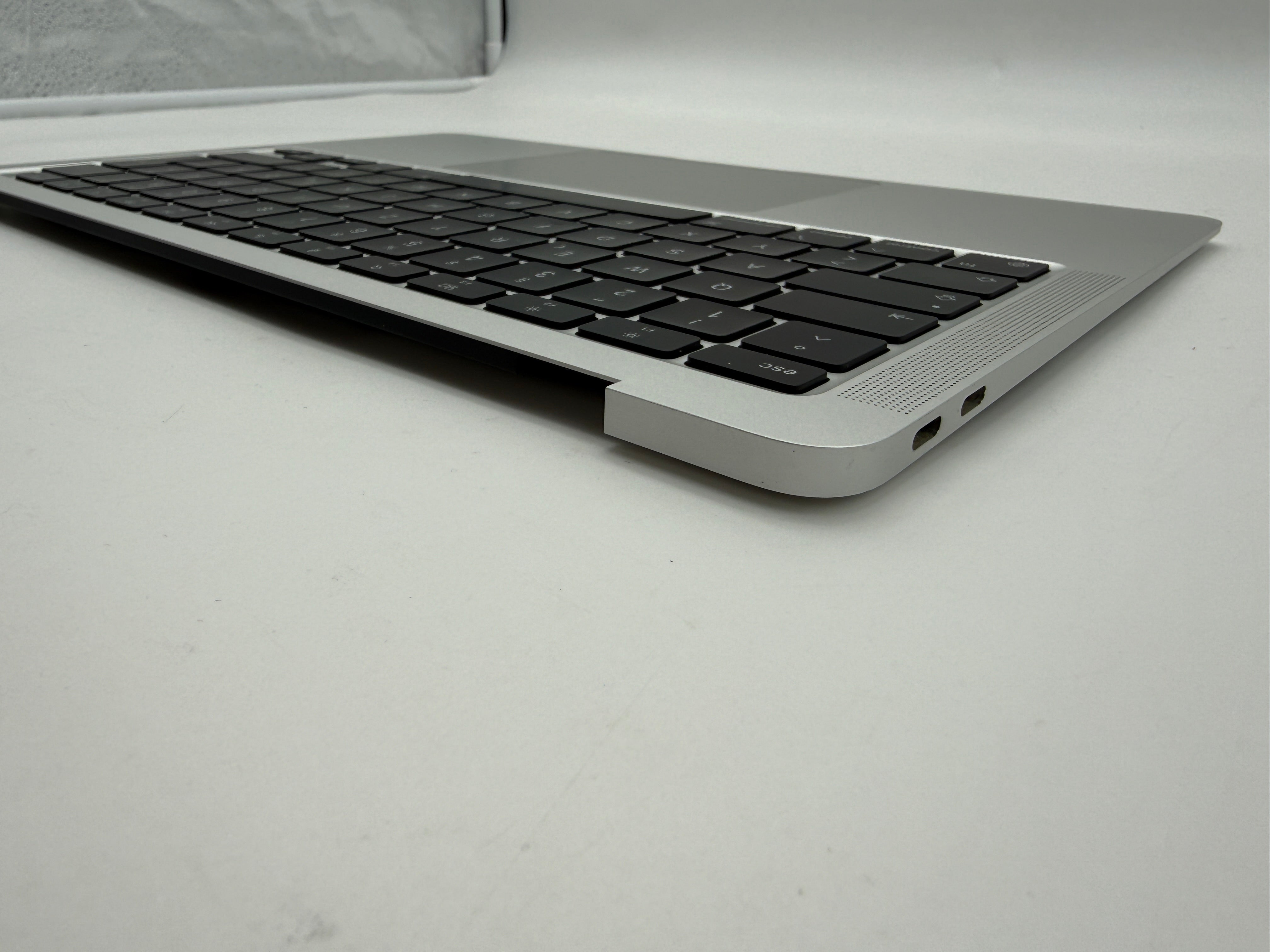 MacBook Air 13" 2020 A2337 Topcase QWERTZ Akku Tastatur Silber #T1004