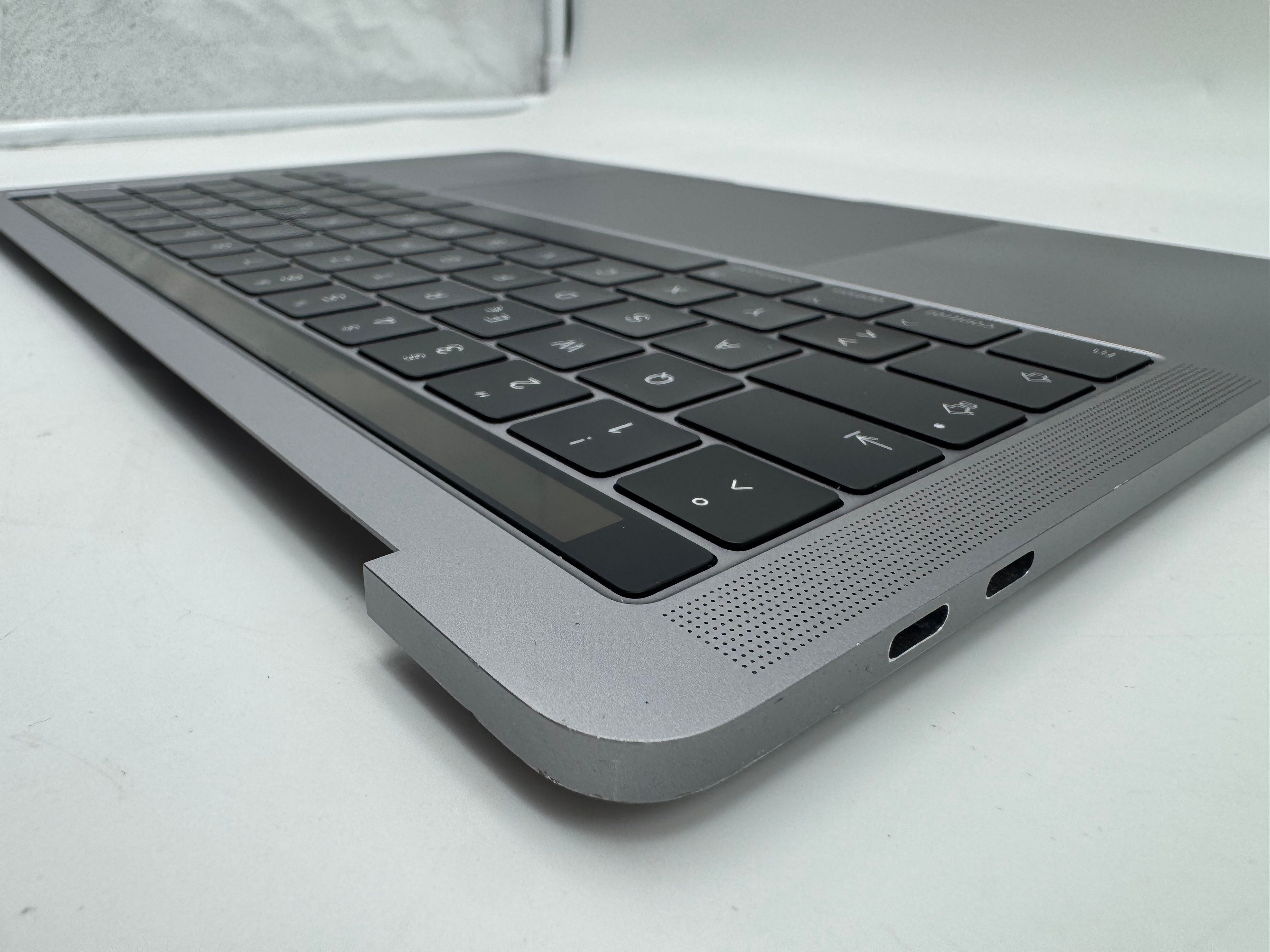 Macbook Pro 13" 2016 2017 A1706 Topcase Tastatur QWERTZ Spacegrau #T970