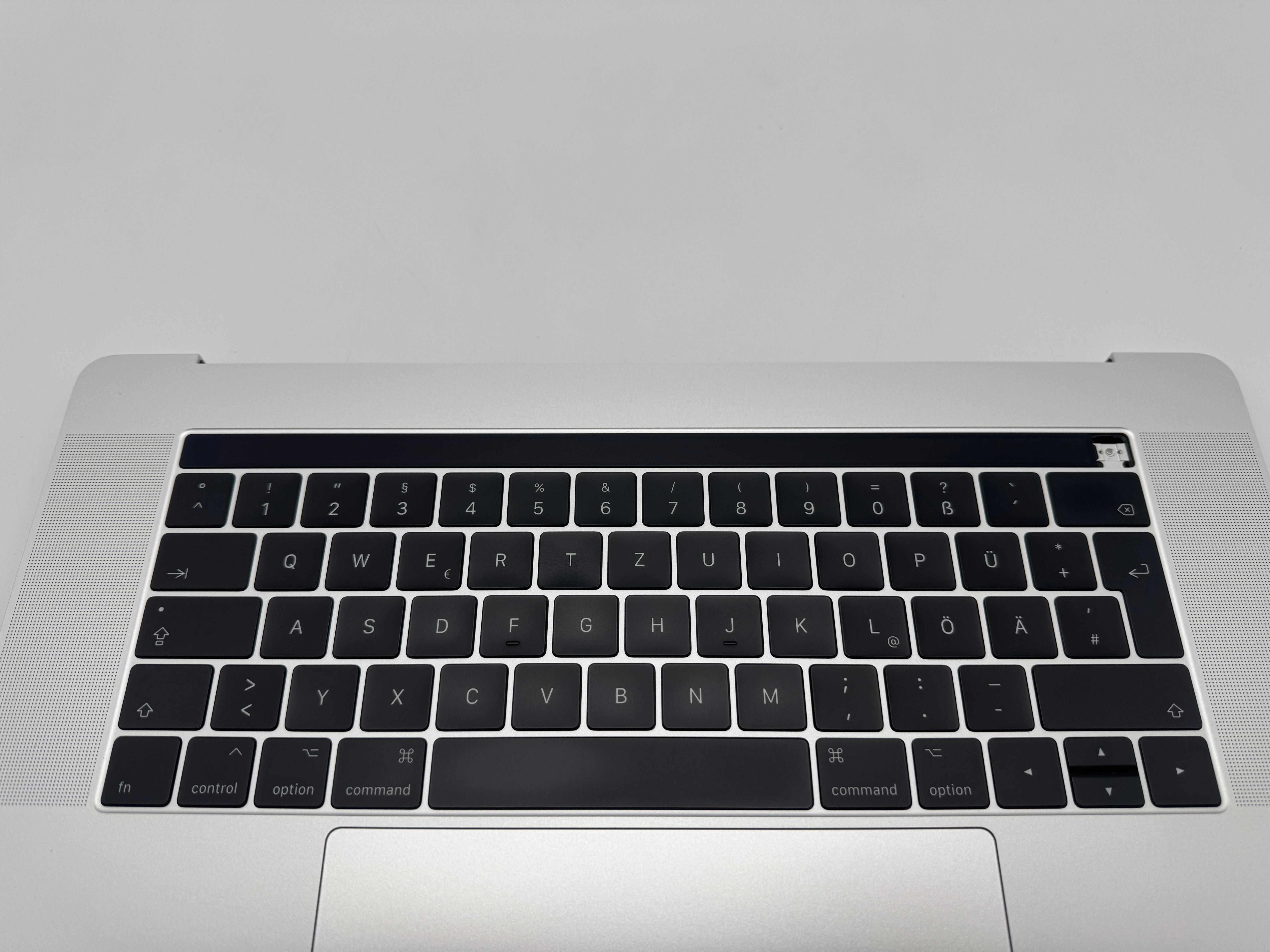 Macbook Pro 15" 2016 2017 A1707 Topcase Trackpad Tastatur Silber #T778