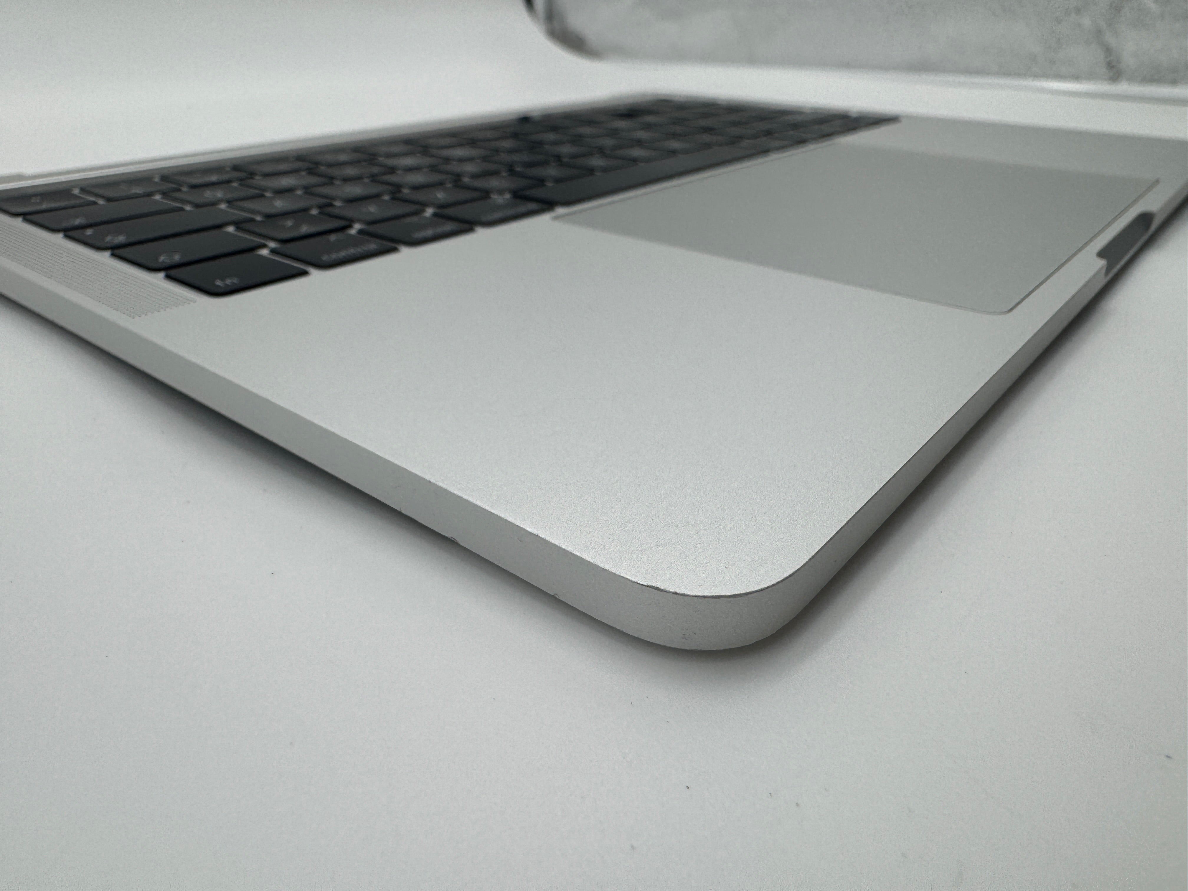 Macbook Pro 13" A1989 2018 2019 Topcase Tastatur QWERTZ Trackpad Silber #T779
