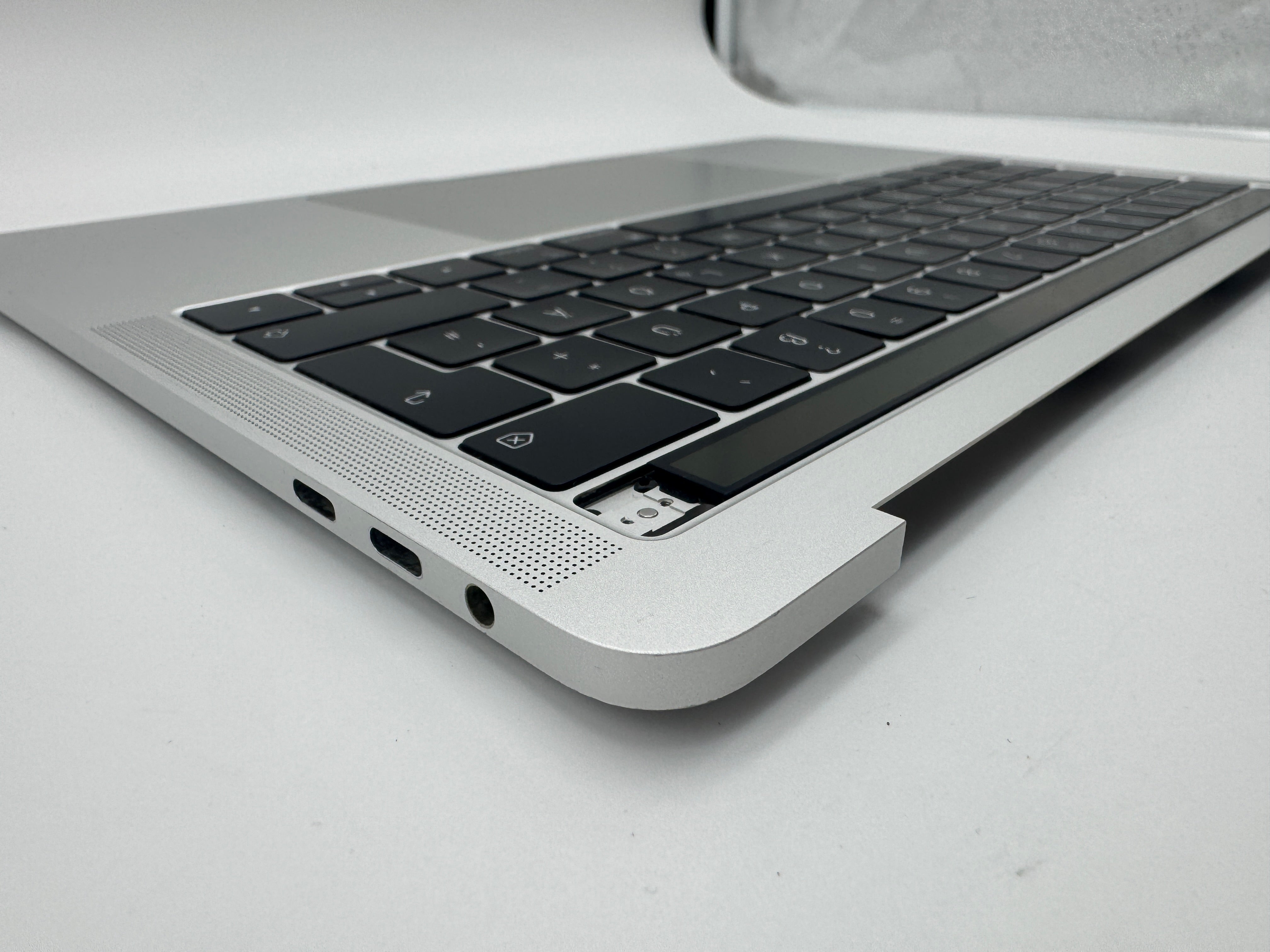 Macbook Pro 13" A1989 2018 2019 Topcase Tastatur QWERTZ Trackpad Silber #T779