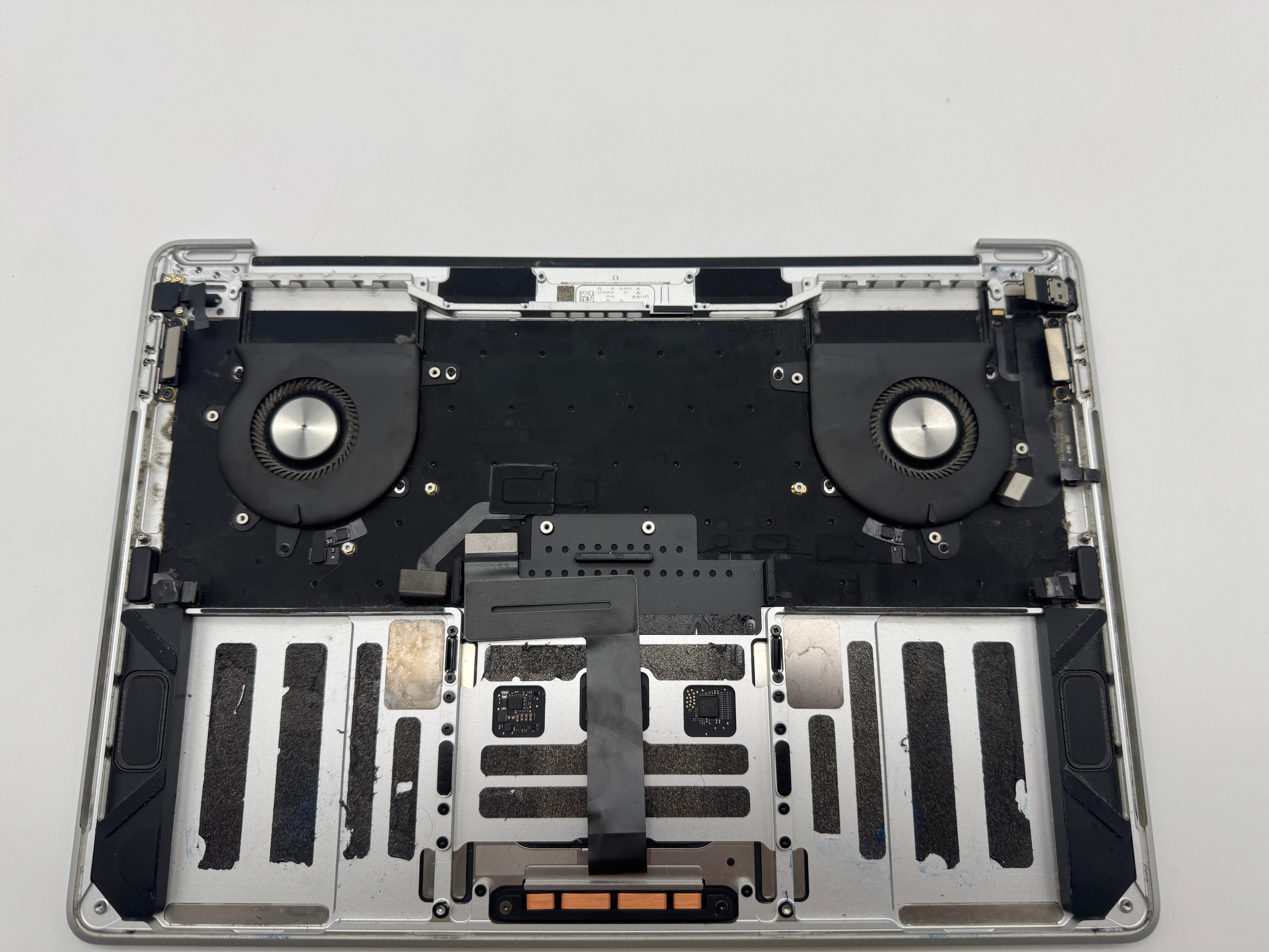 Macbook Pro 13" A1989 2018 2019 Topcase Tastatur QWERTZ Trackpad Silber #T779