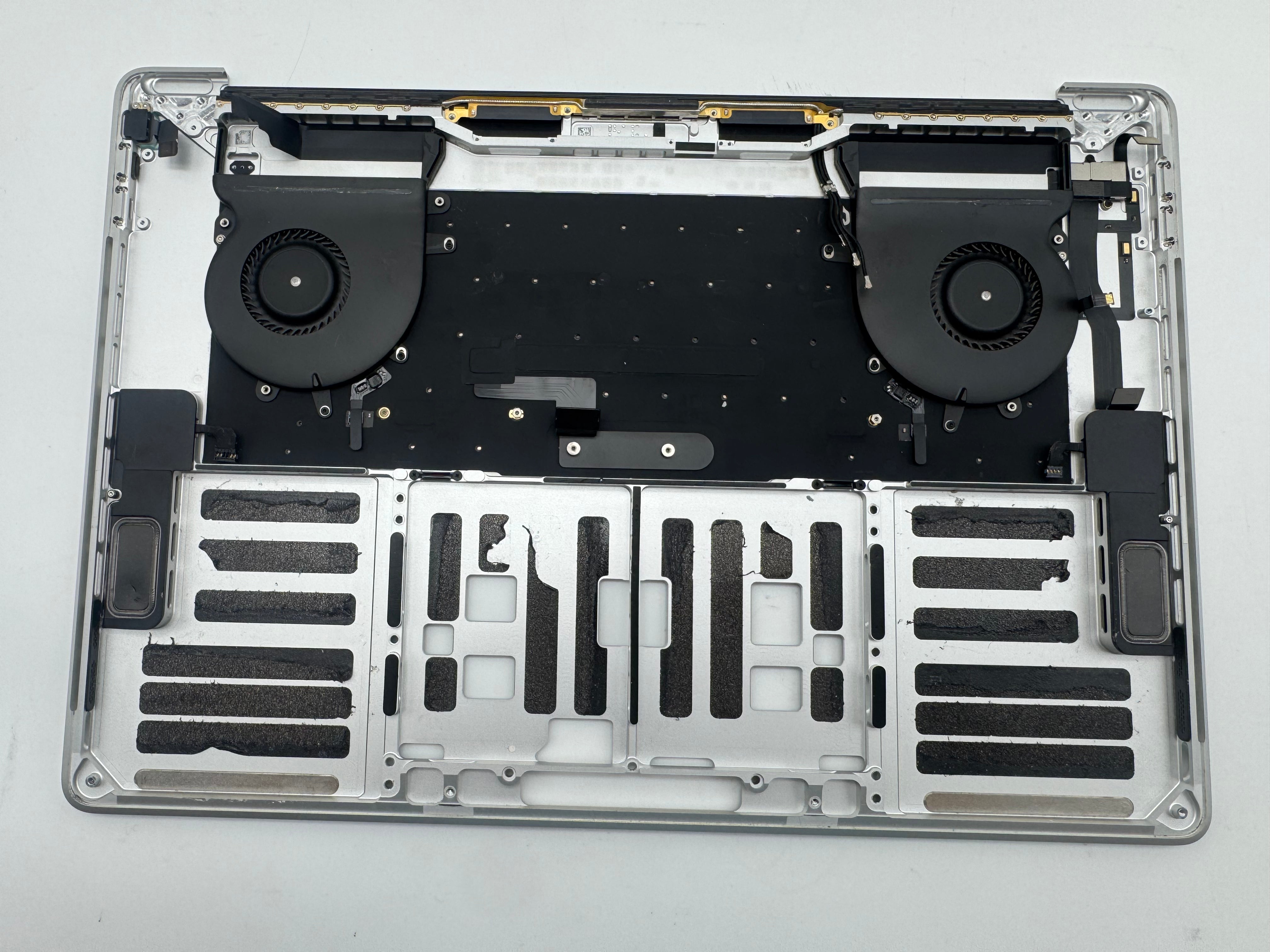 Macbook Pro 15" 2016 2017 A1707 Topcase Trackpad Tastatur Silber #T974