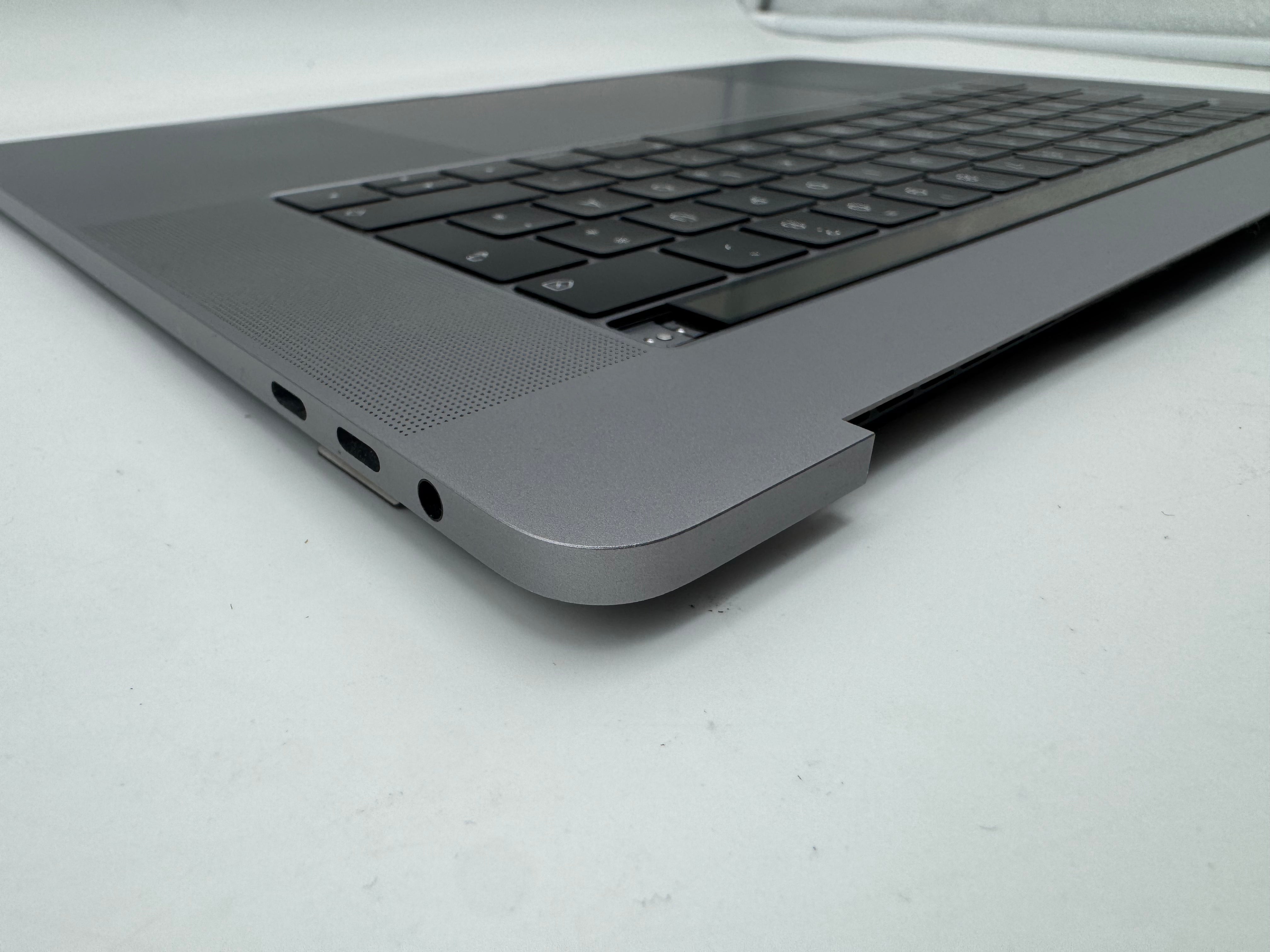 Macbook Pro 15" 2018 2019 A1990 QWERTZ Topcase Trackpad Tastatur Grau #T976