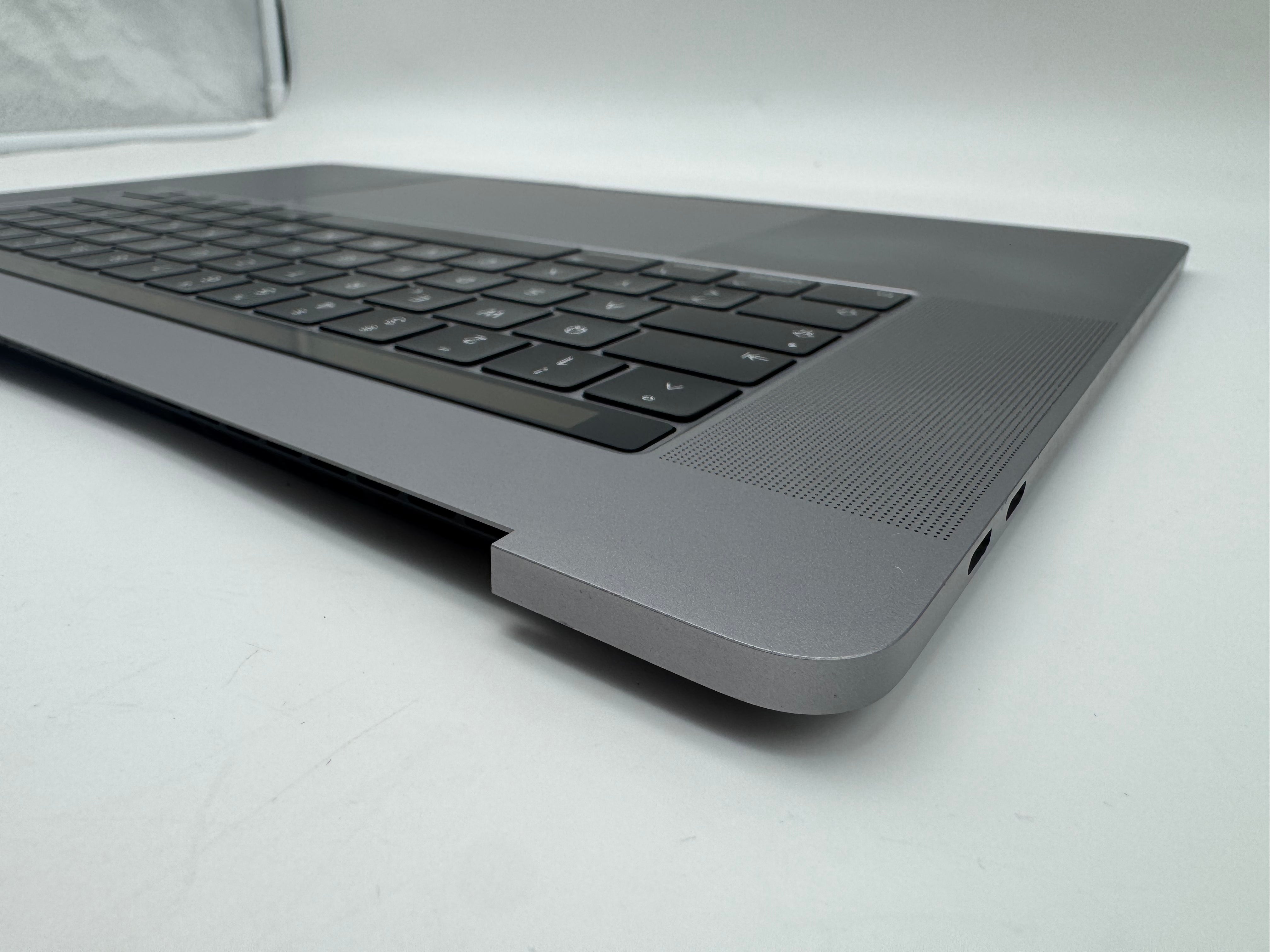 Macbook Pro 15" 2018 2019 A1990 QWERTZ Topcase Trackpad Tastatur Grau #T976
