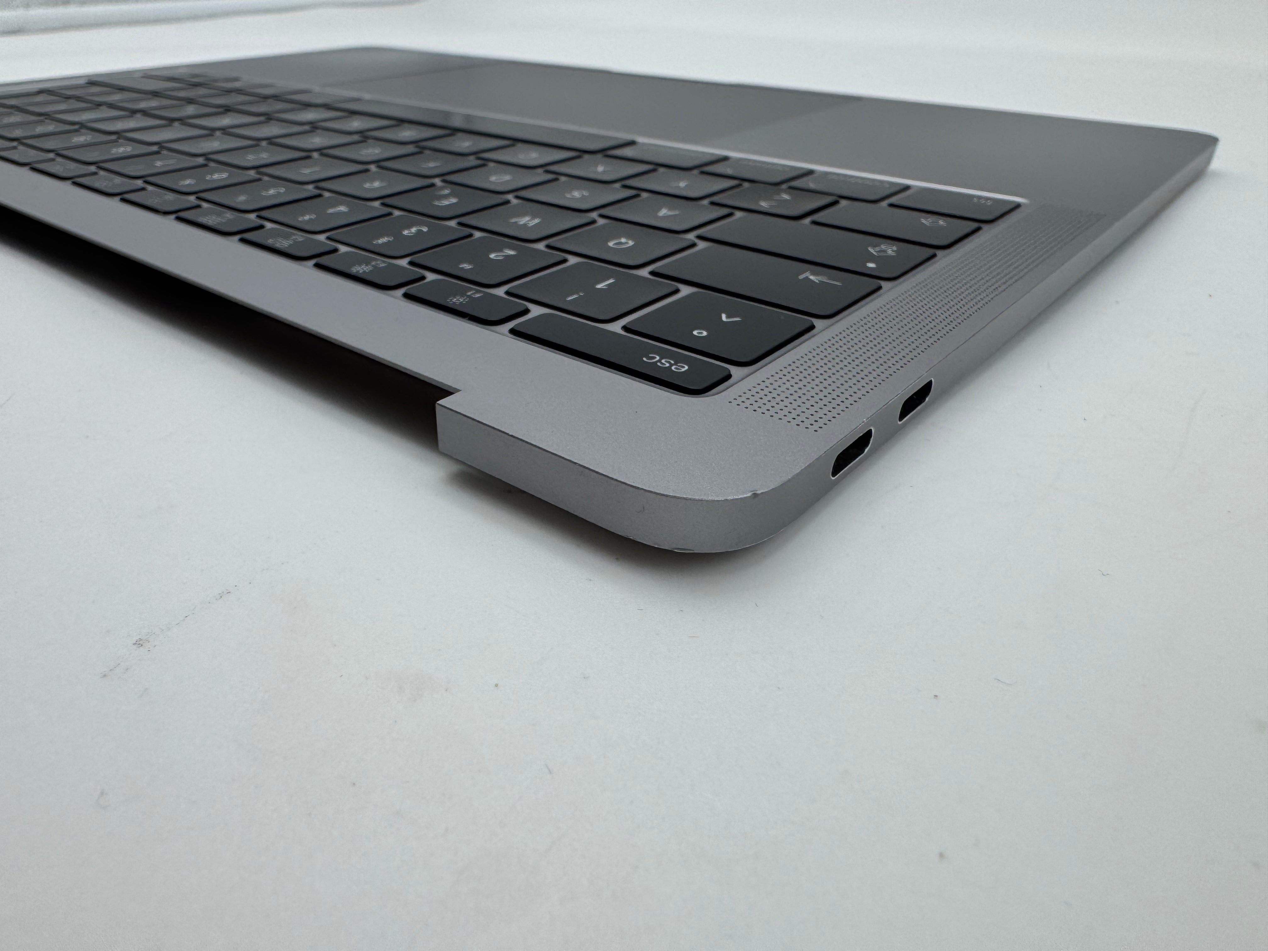Macbook Pro 13" 2016 2017 A1708 Topcase QWERTZ Gehäuse Grau #T990
