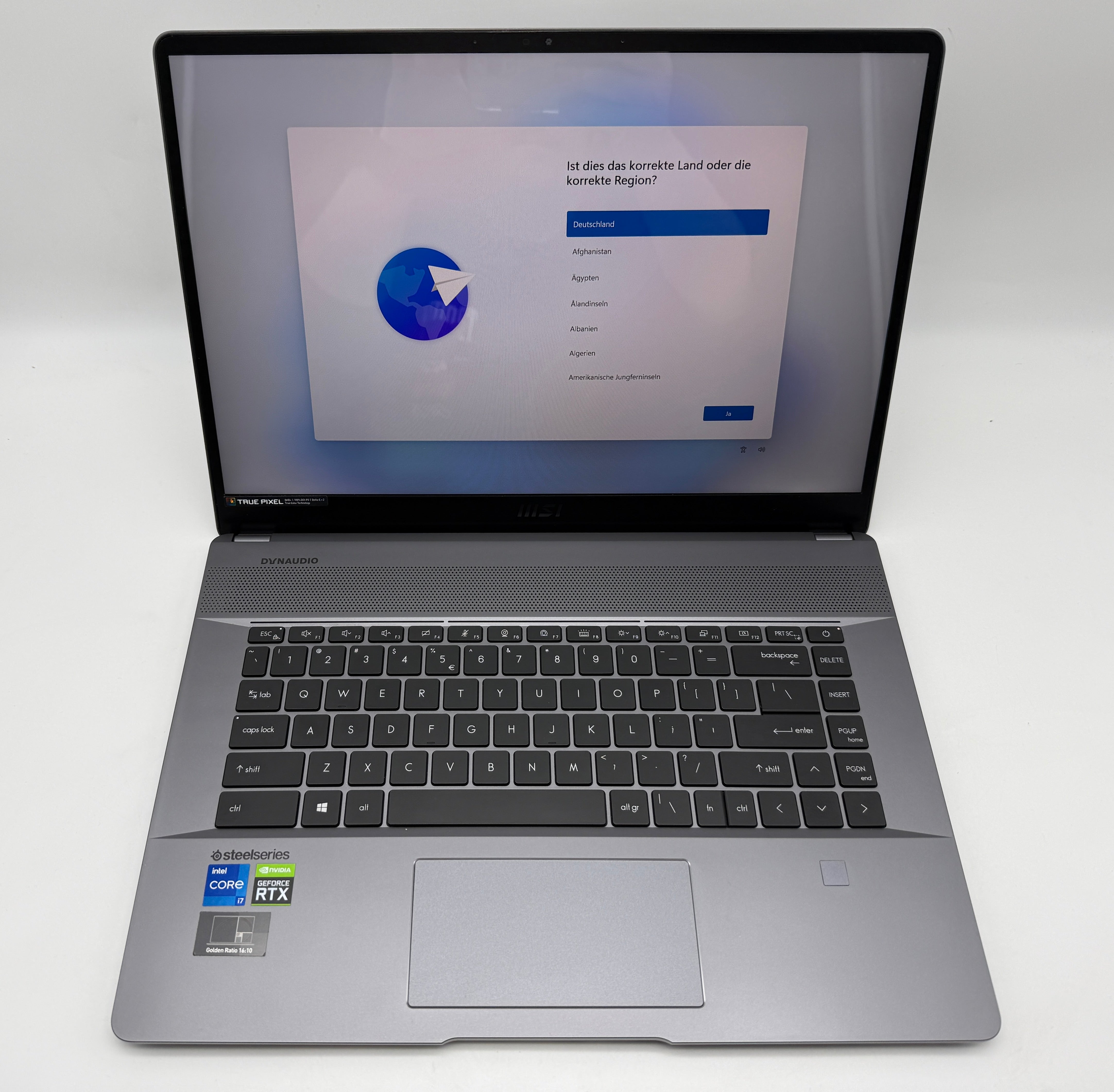 MSI Creator Z16 A11UE I7-11800H RTX 3060 32GB 1TB Gray Black QWERTY US