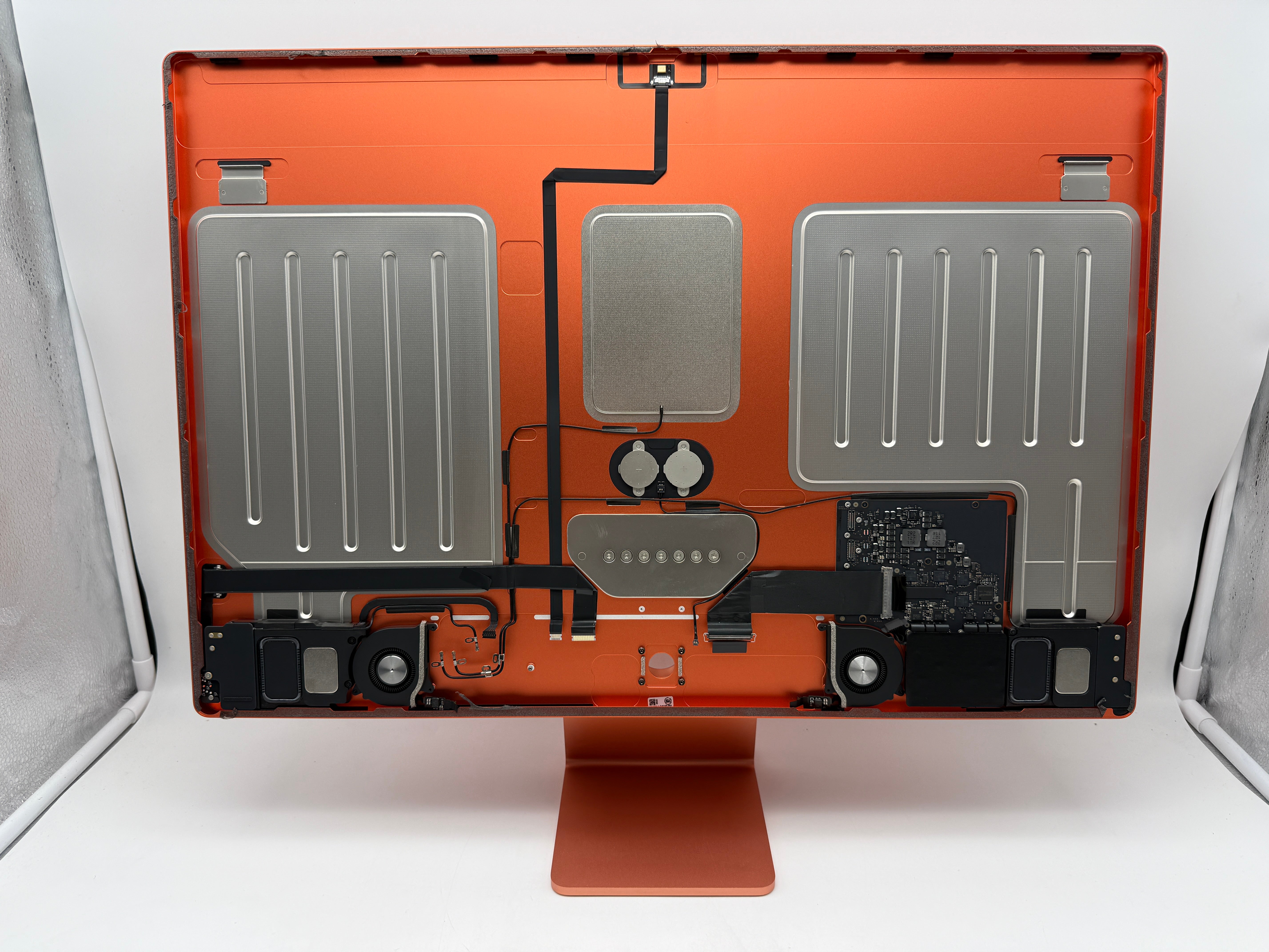 Apple iMac 24" 2021 A2438 Gehäuse Standfuß Lautsprecher Lüfter Orange #PSG13