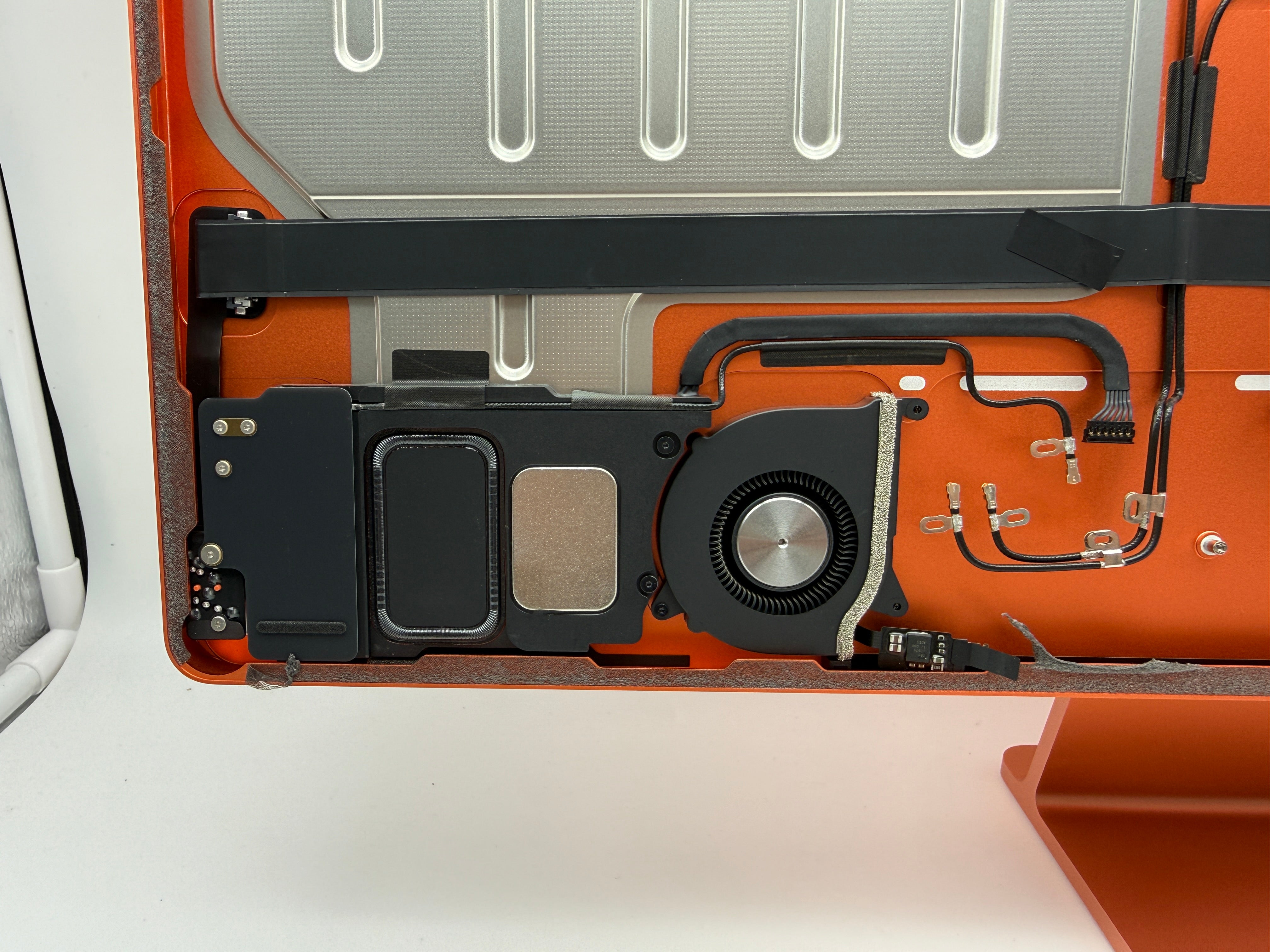 Apple iMac 24" 2021 A2438 Gehäuse Standfuß Lautsprecher Lüfter Orange #PSG13