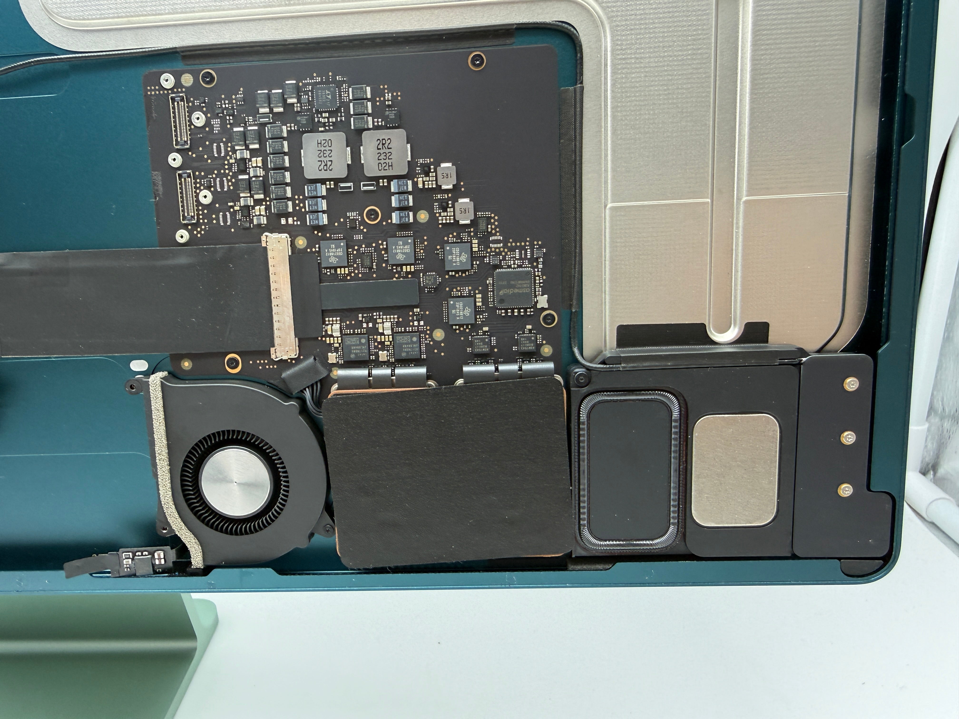 Apple iMac 24" 2021 A2438 Gehäuse Standfuß Lautsprecher Lüfter Grün #PSG18