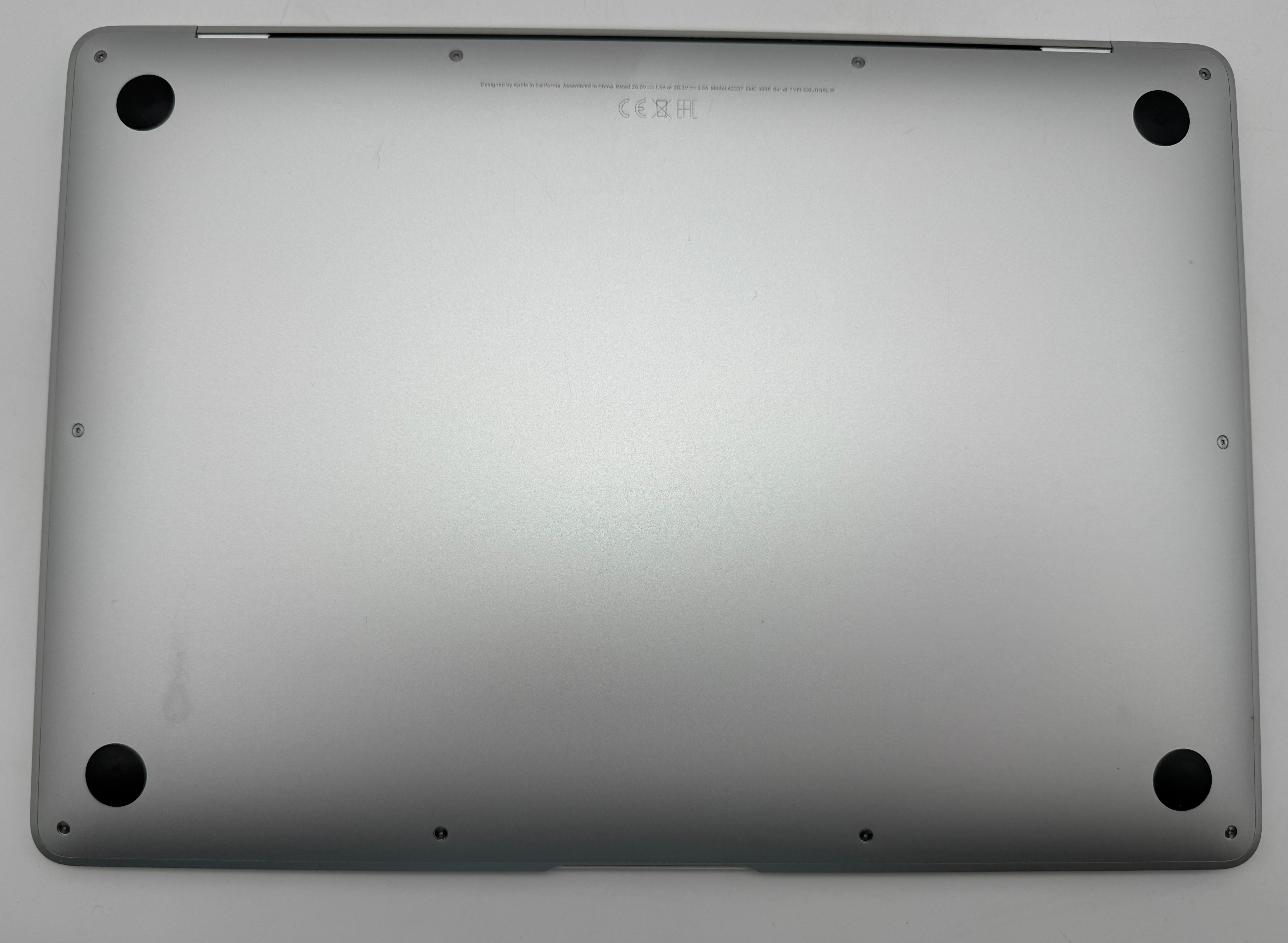Macbook Air 13" A2337 M1 16GB 512GB 2020 Silver MwSt. #PS430