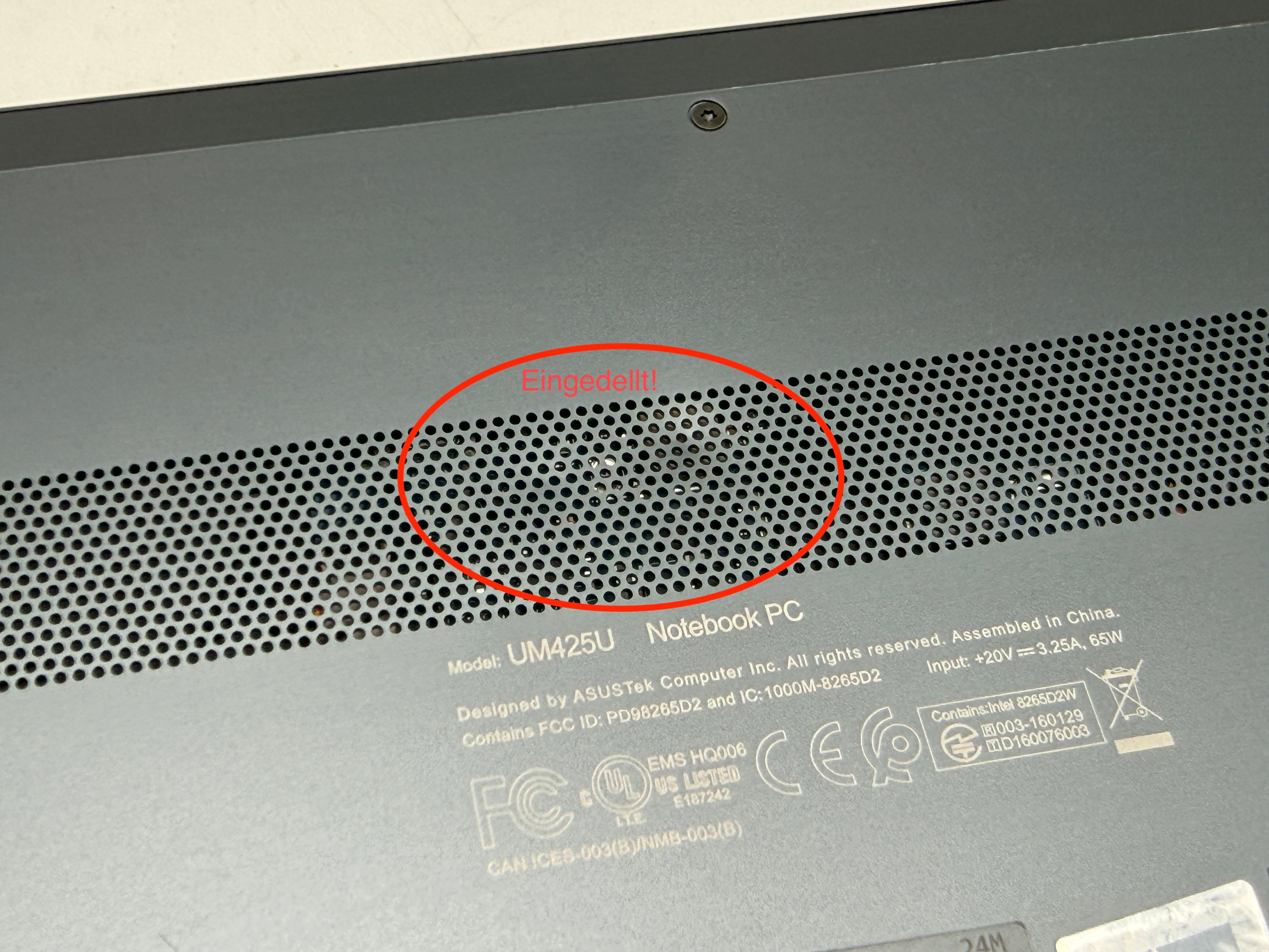 Asus ZenBook UM425U 14" Ryzen 7 1,80Ghz 16GB 1TB SSD MwSt. #PSW139