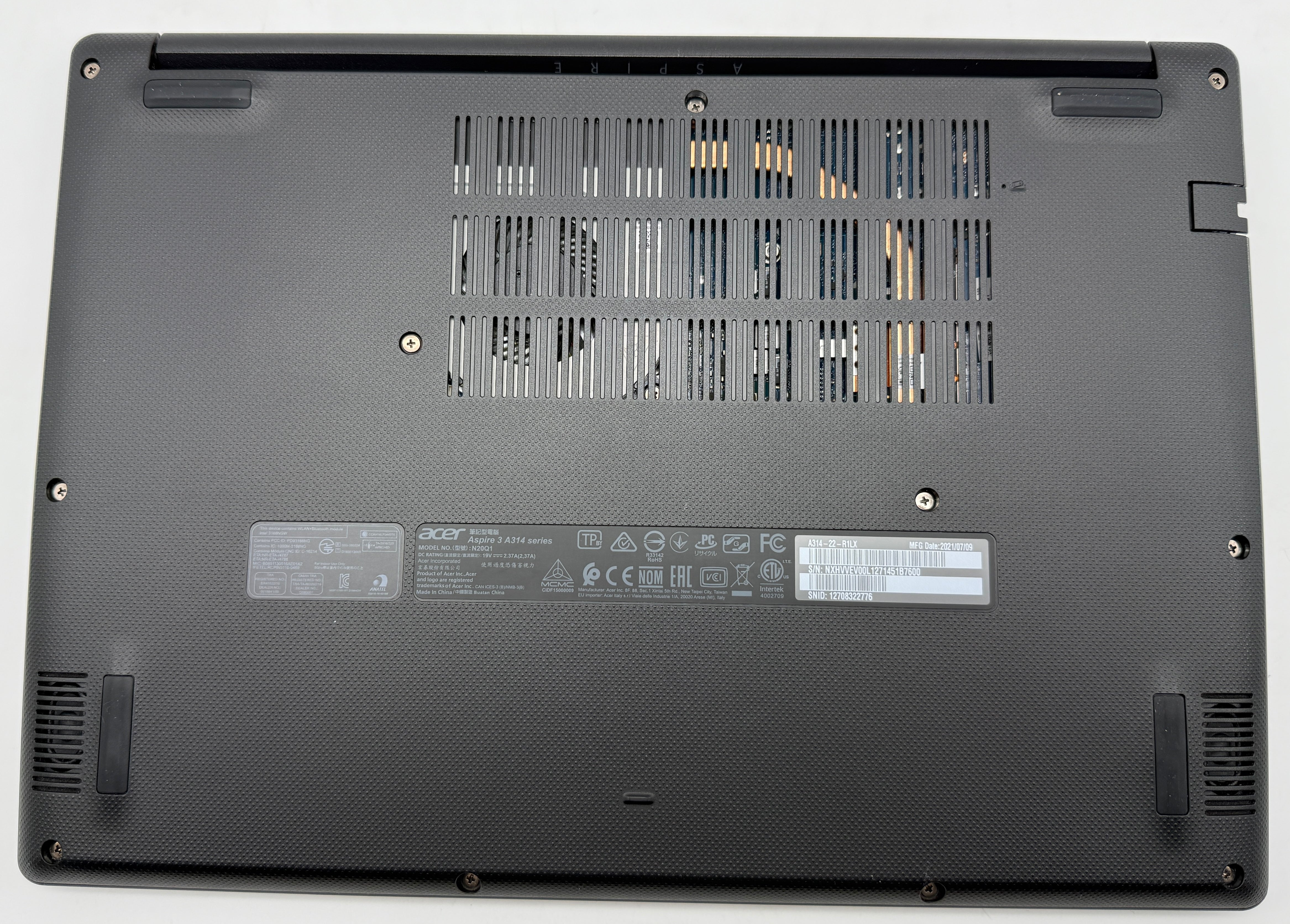 Acer Aspire 3 A314-22-R1LX AMD Ryzen 5 3500U 2,1GHz 8GB 1TB #PSW140