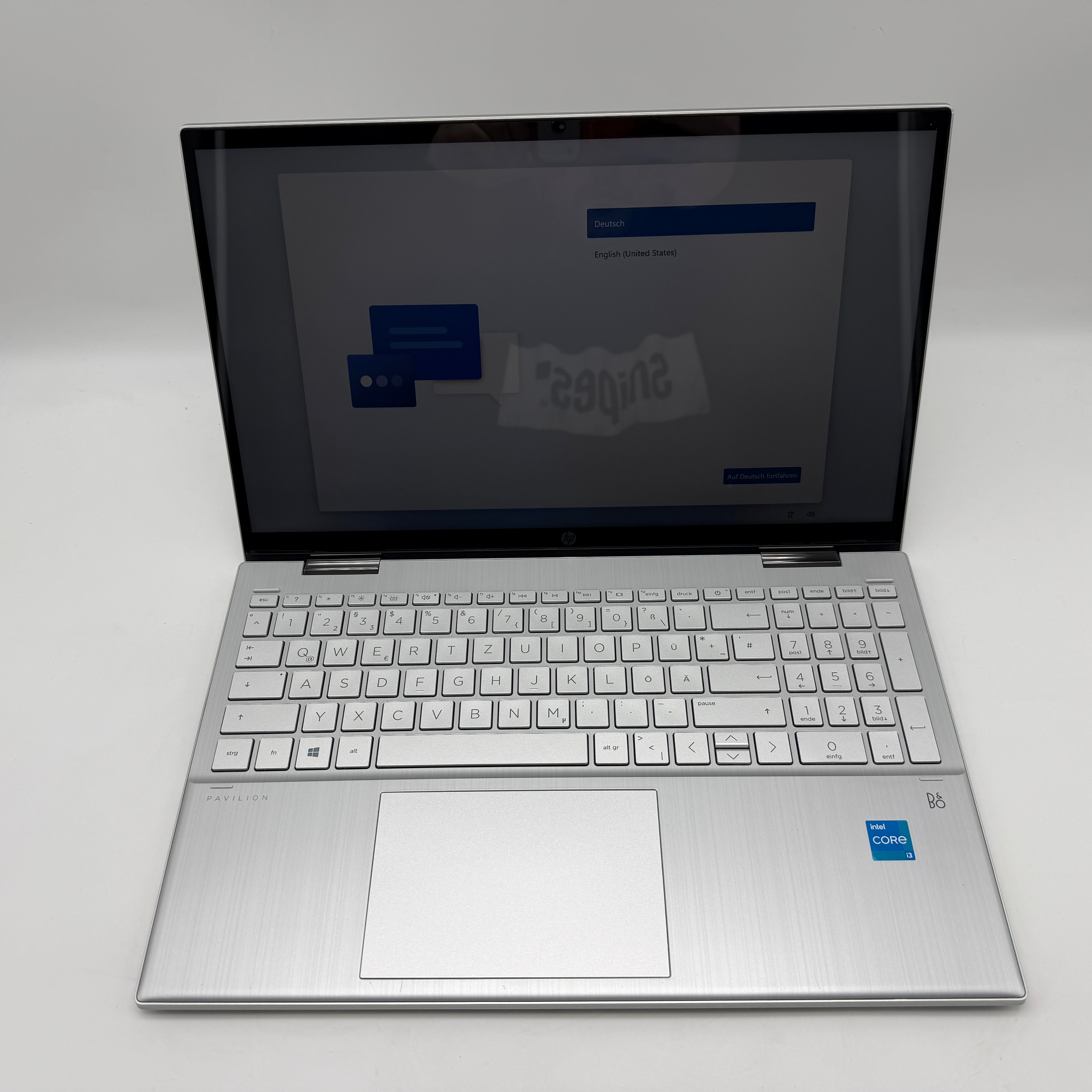 HP Pavilion x360 15-er0032ng i3-1125G4 8GB 256GB SSD Silber Touch MwSt. #PSW156