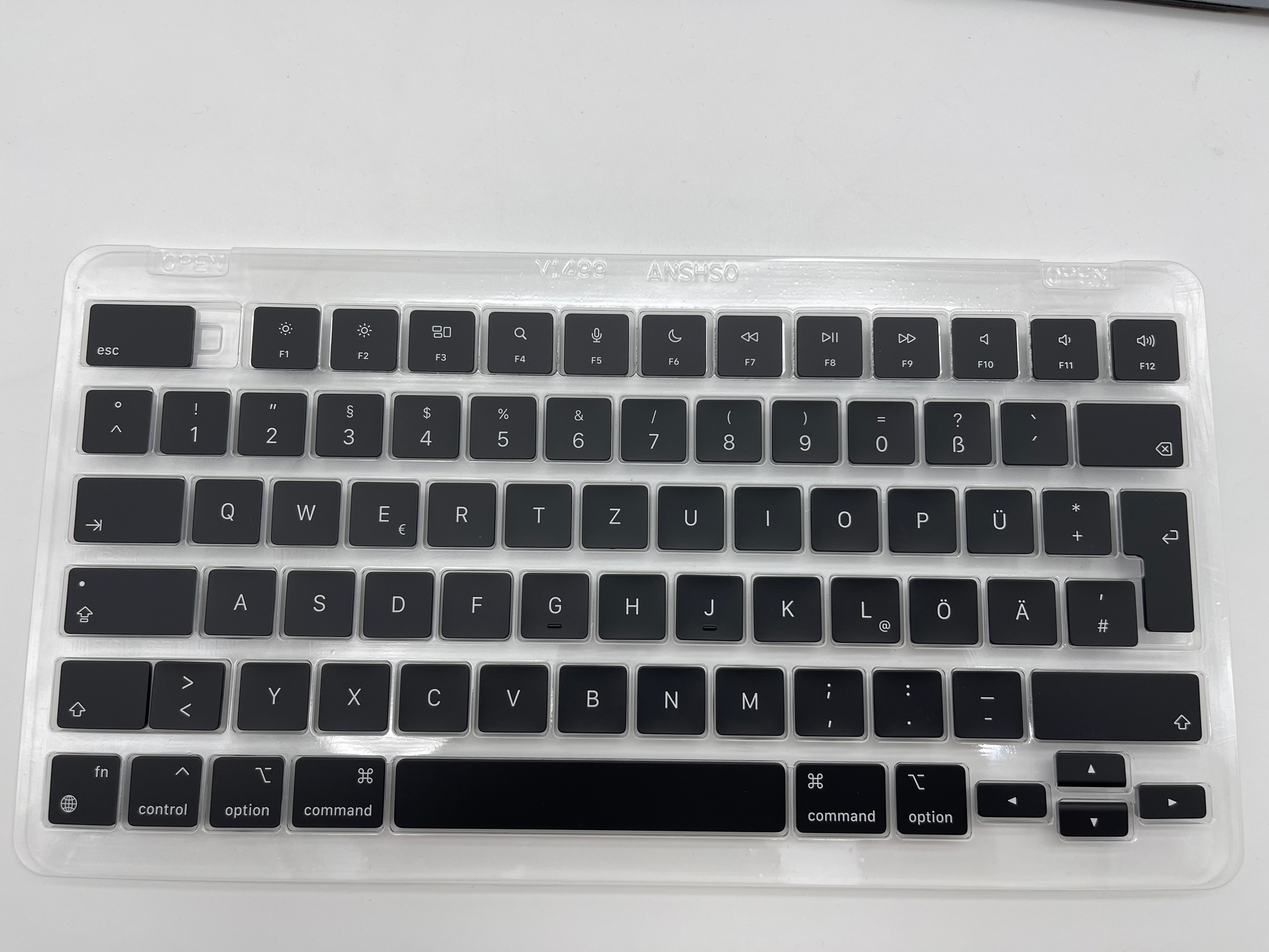 Macbook Air M2 ERSATZ TASTE KEY A2681 A2941 A3113 A3114 Tastenkappe Taste Schwarz