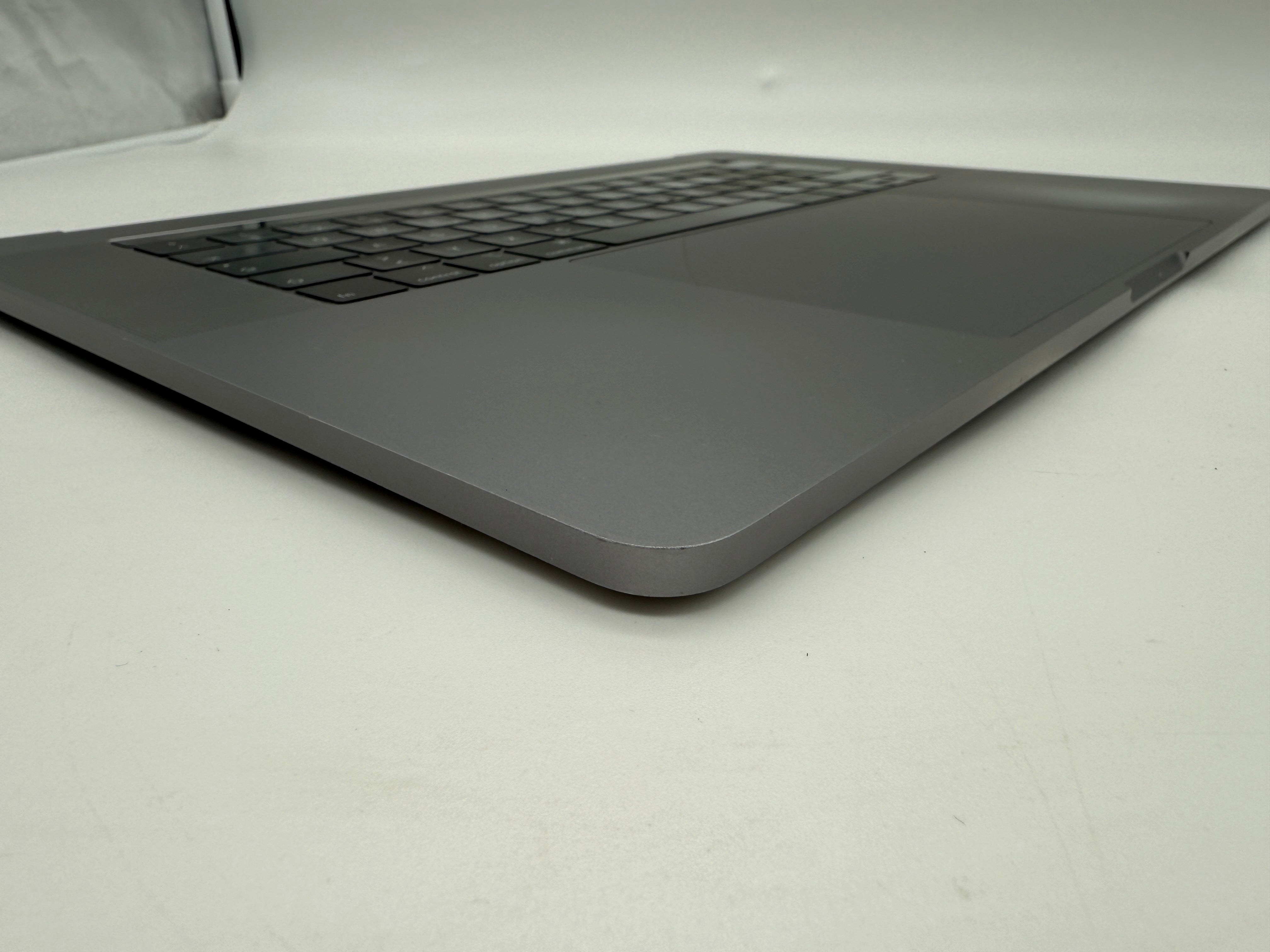 Macbook Pro 15" 2018 2019 A1990 QWERTZ Topcase Trackpad Tastatur Grau #T717