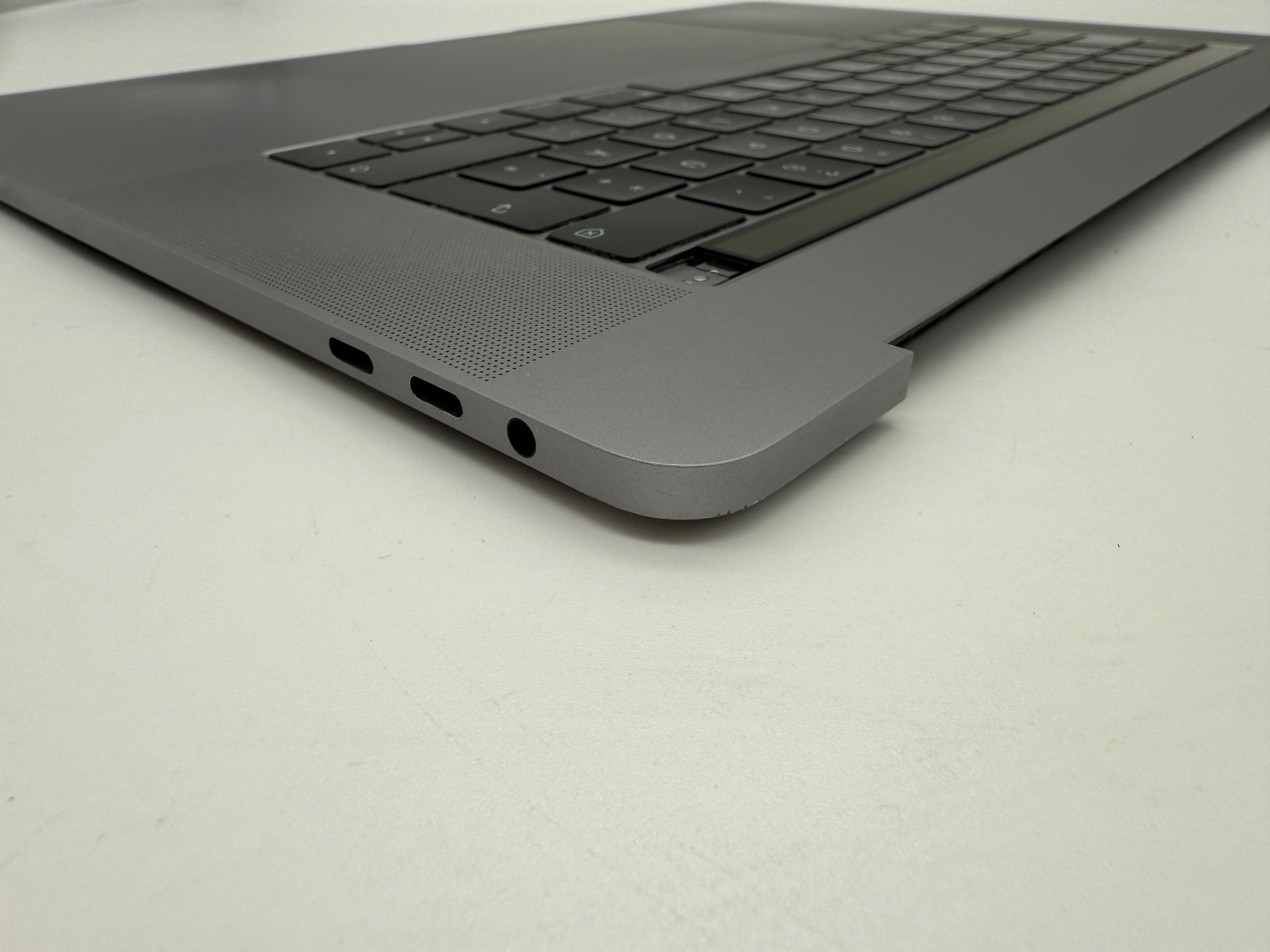 Macbook Pro 15" 2018 2019 A1990 QWERTZ Topcase Trackpad Tastatur Grau #T717