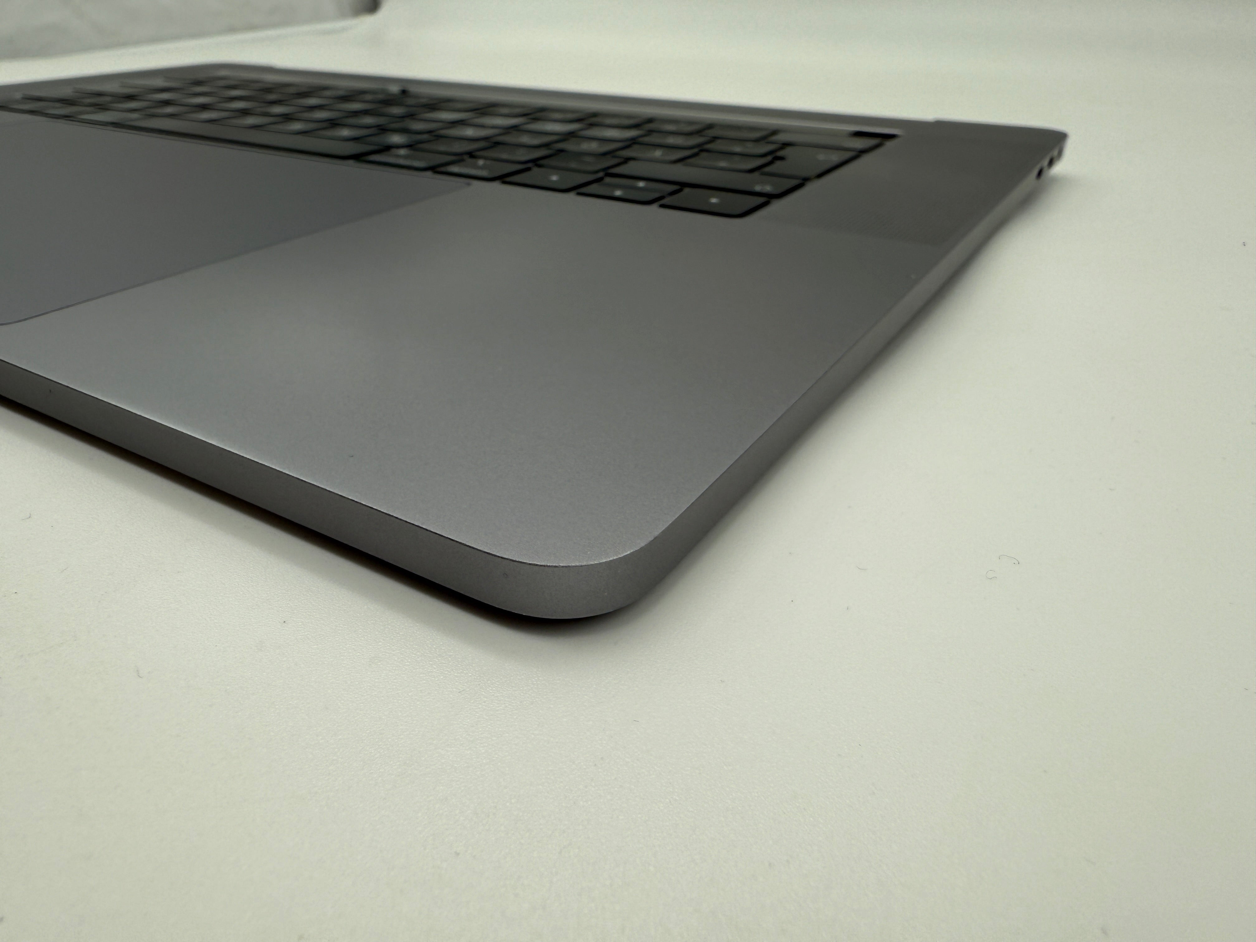 Macbook Pro 15" 2018 2019 A1990 QWERTZ Topcase Trackpad Tastatur Grau #T720
