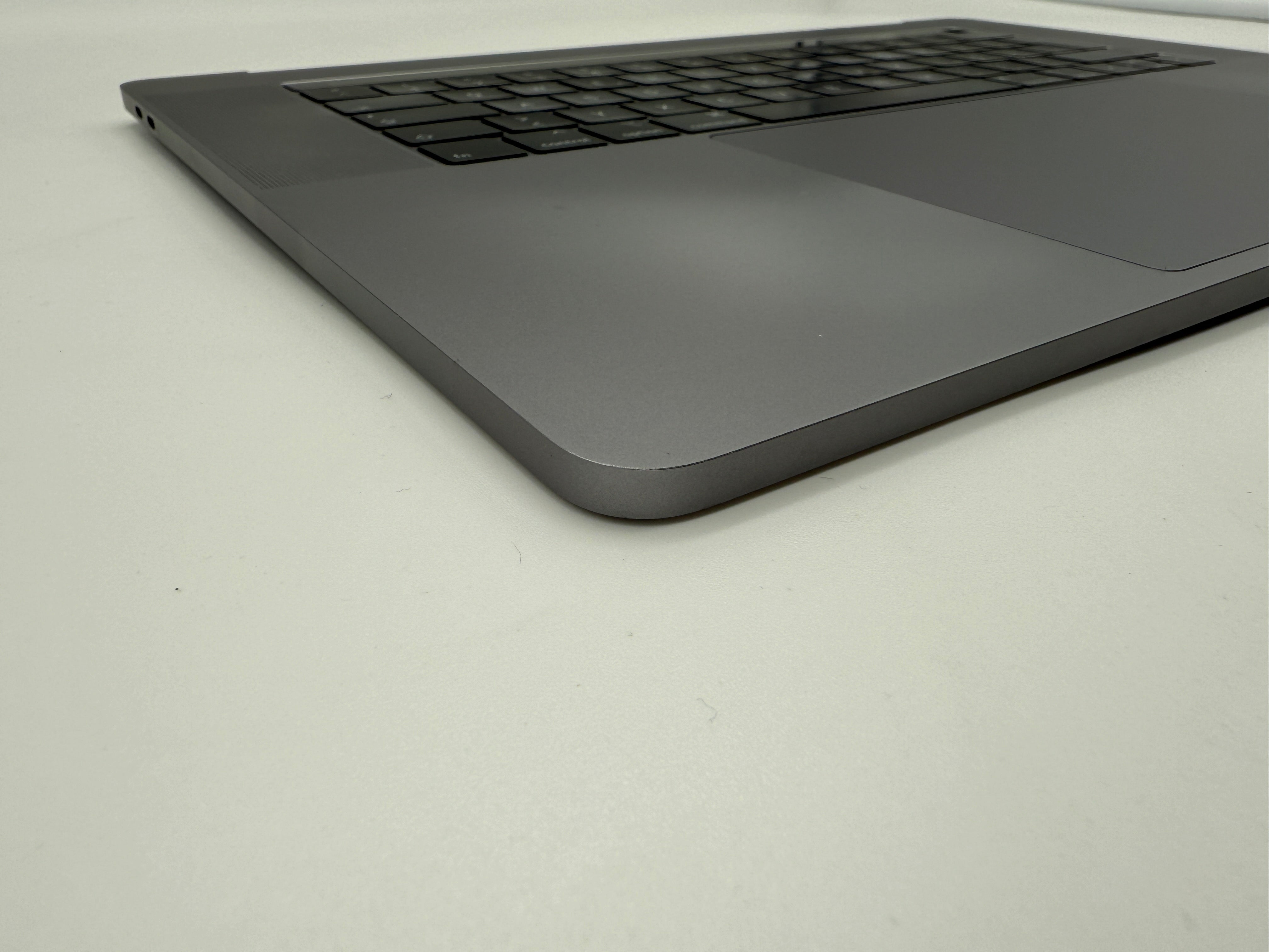 Macbook Pro 15" 2018 2019 A1990 QWERTZ Topcase Trackpad Tastatur Grau #T720