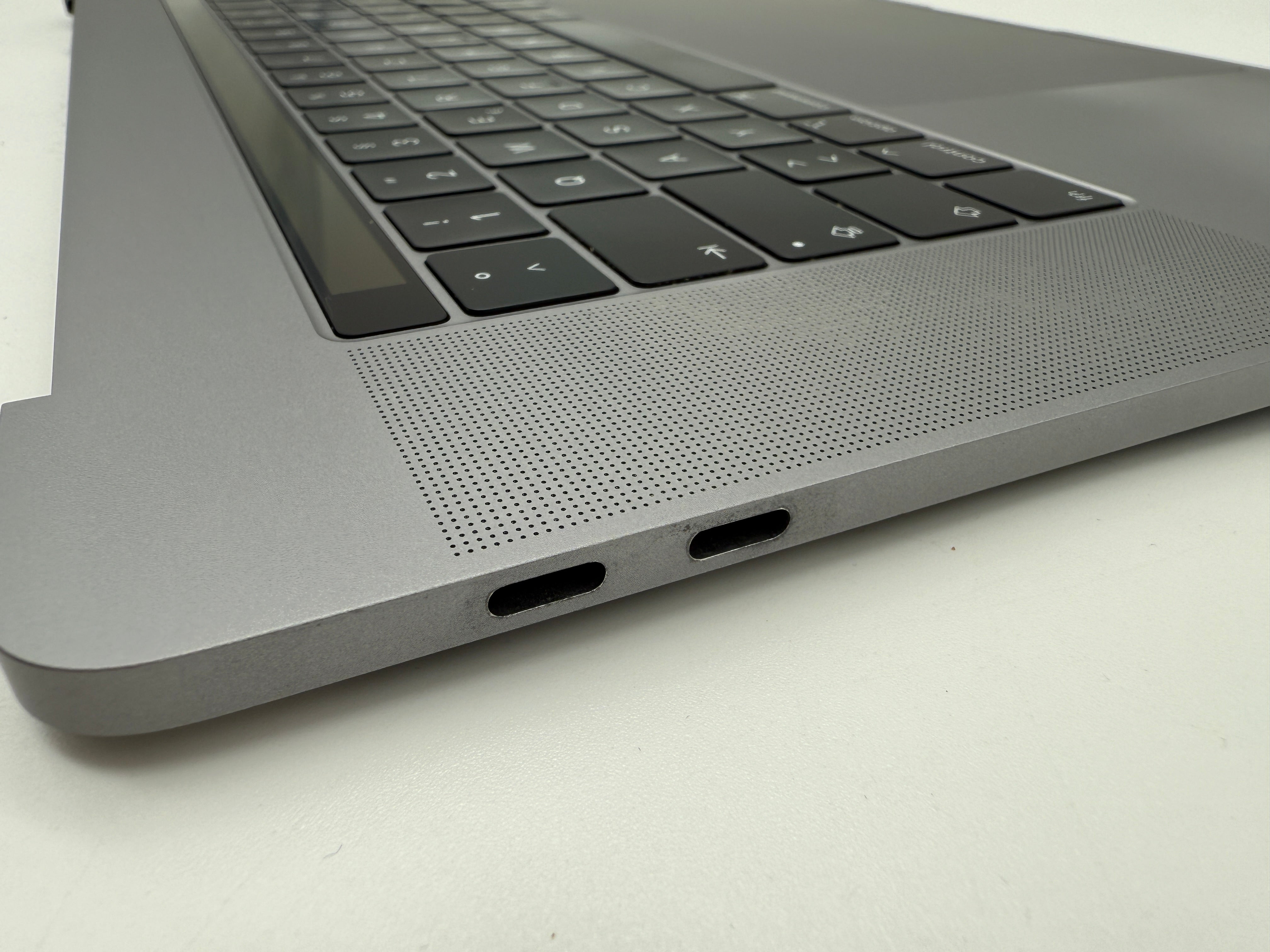 Macbook Pro 15" 2018 2019 A1990 QWERTZ Topcase Trackpad Tastatur Grau #T720