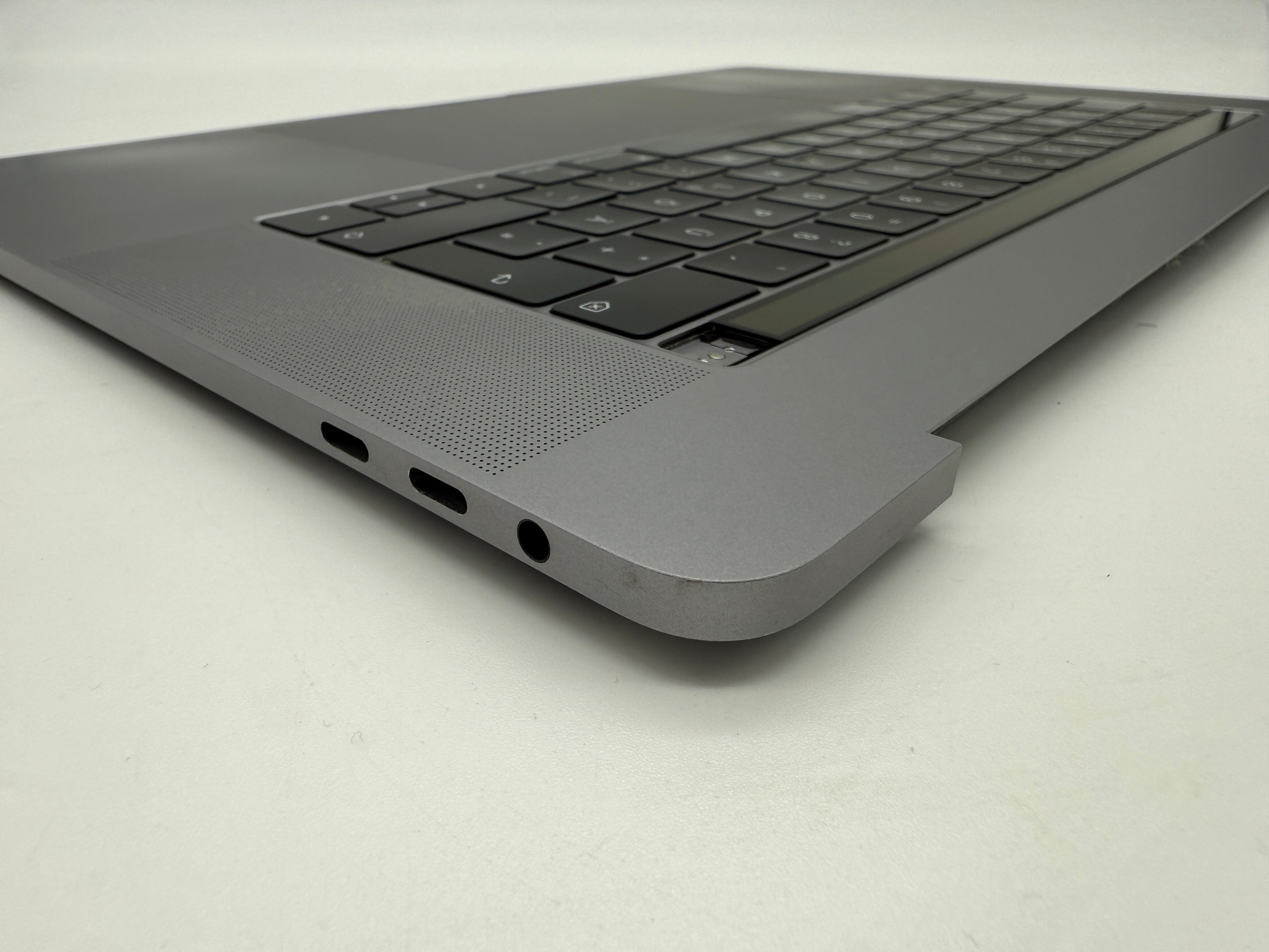 Macbook Pro 15" 2018 2019 A1990 QWERTZ Topcase Trackpad Tastatur Grau #T720