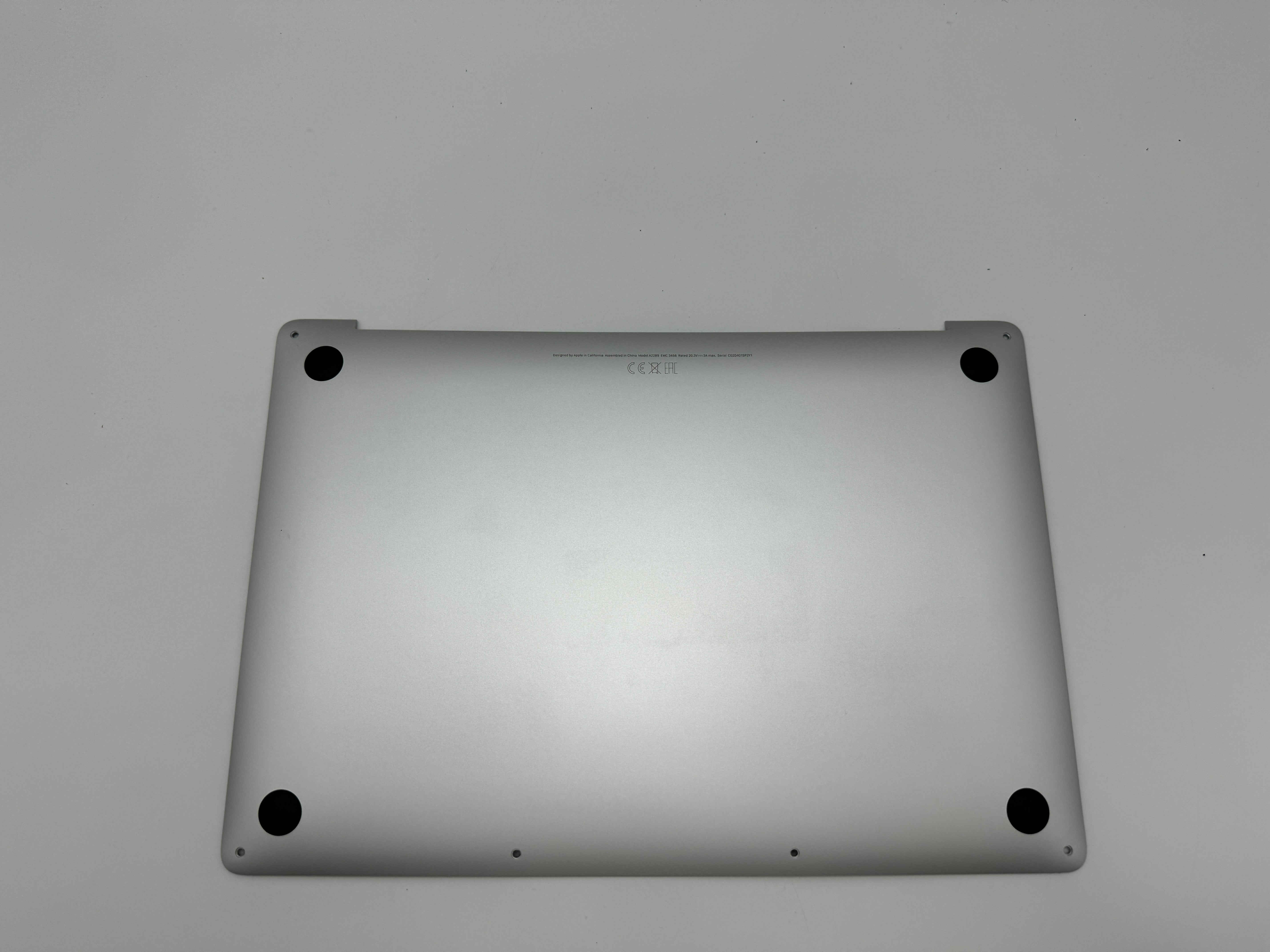 Macbook Pro 13" A2289 Silber Spacegrau Bodenplatte Bottom Case