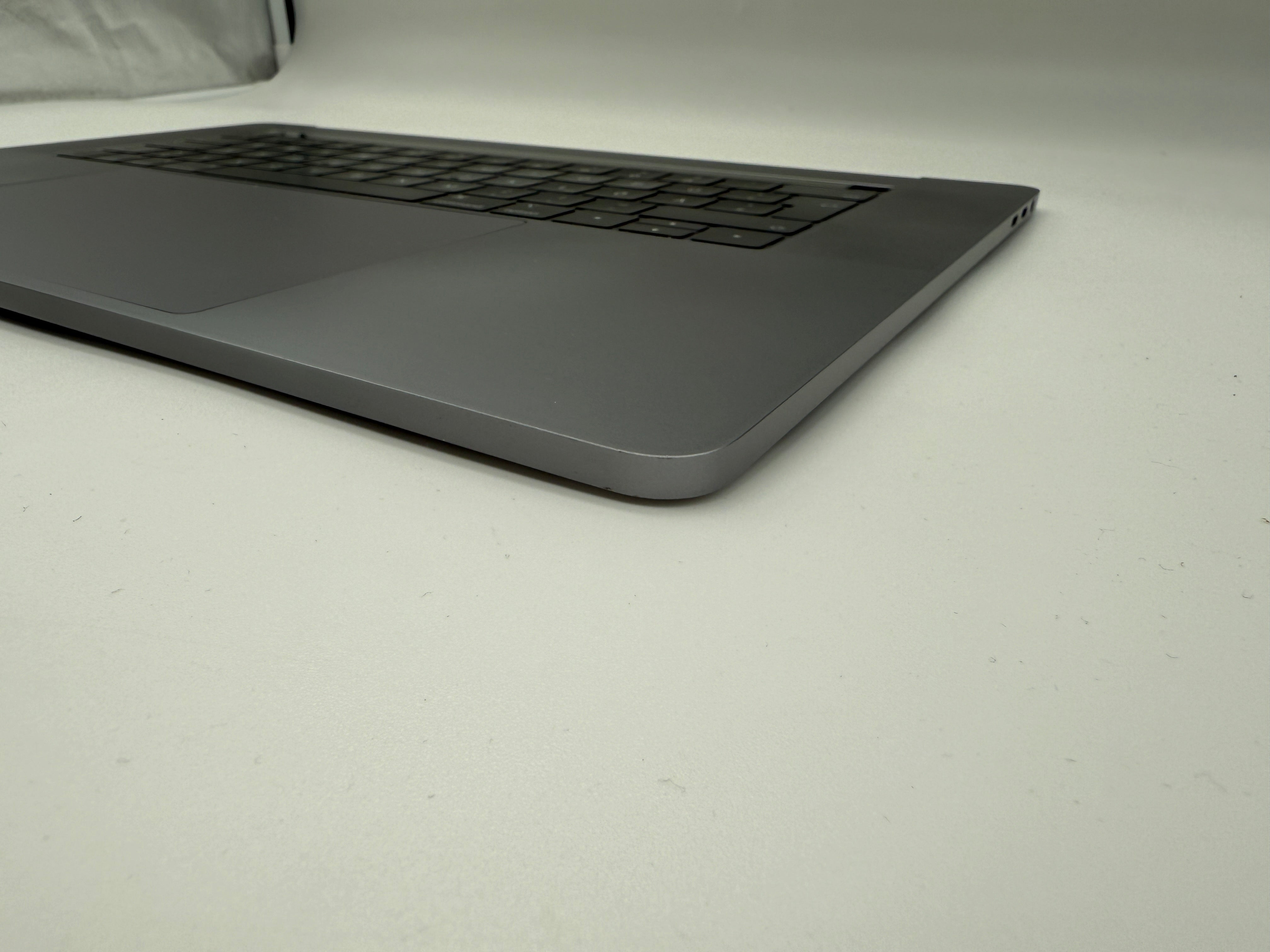 Macbook Pro 15" 2018 2019 A1990 QWERTZ Topcase Trackpad Tastatur Grau #T734