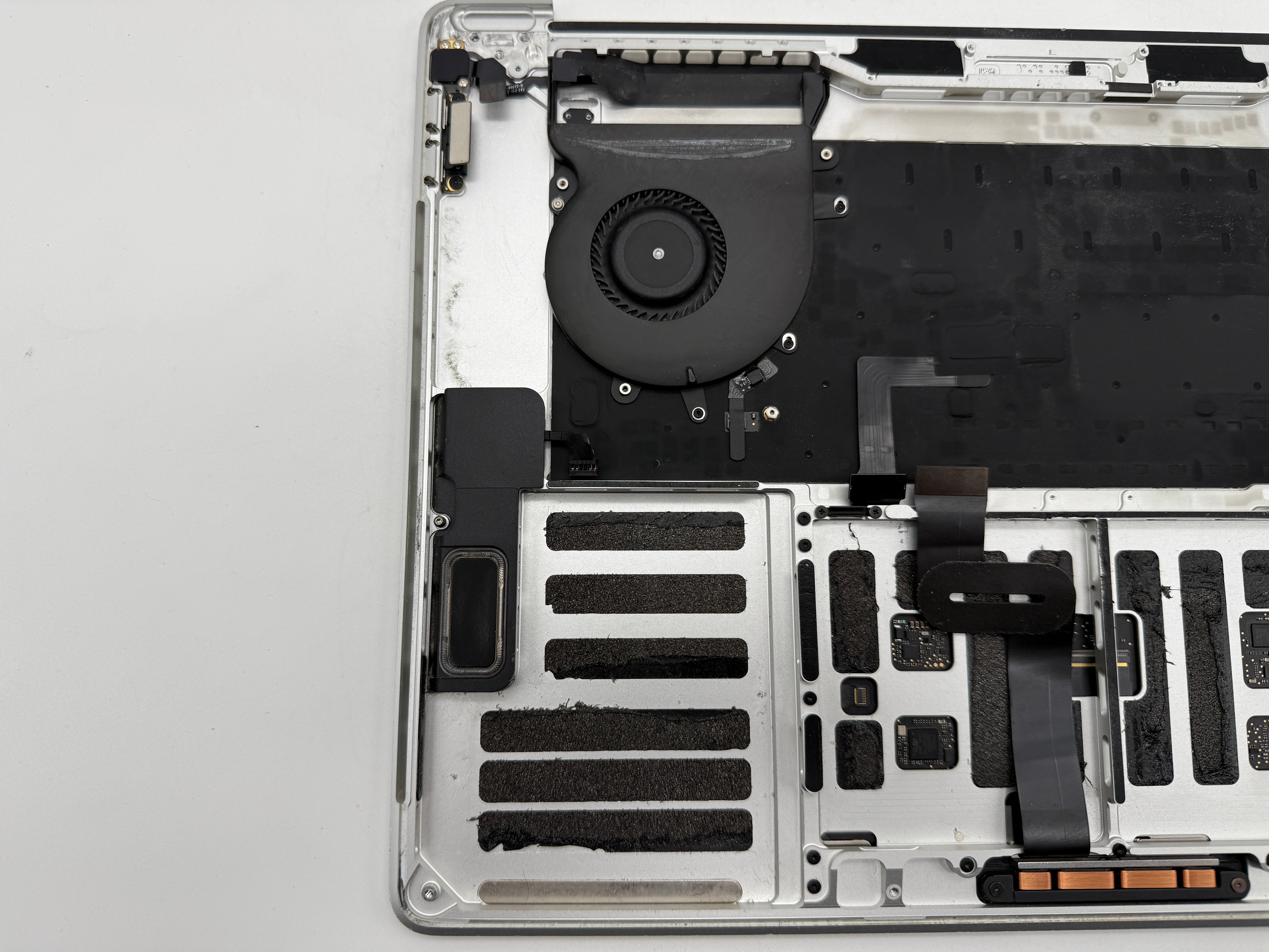 Macbook Pro 15" 2018 2019 A1990 Topcase Trackpad Tastatur Silber #T741