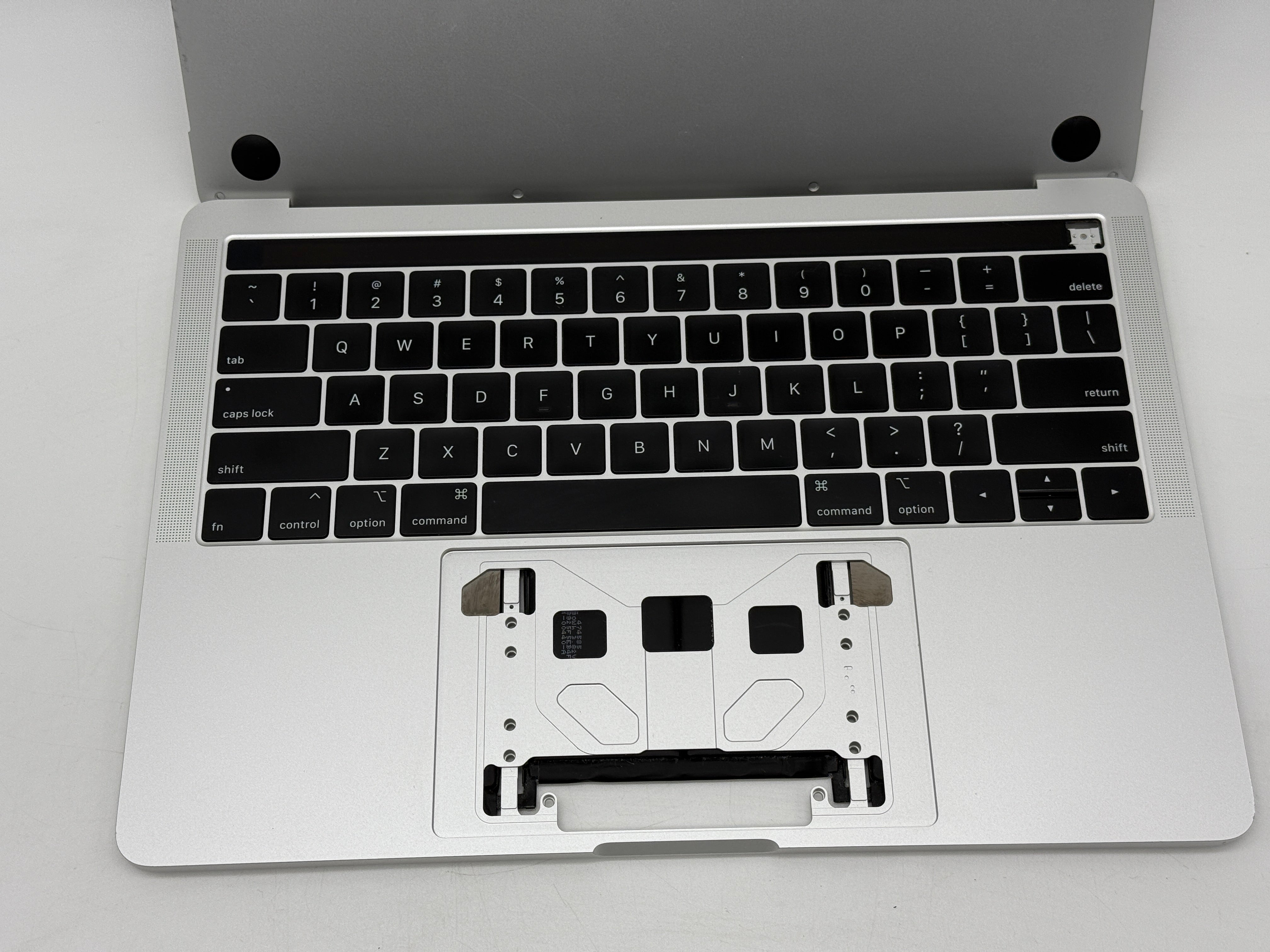 Macbook Pro 13" A1989 2018 2019 Topcase Tastatur Akku Silber #T749