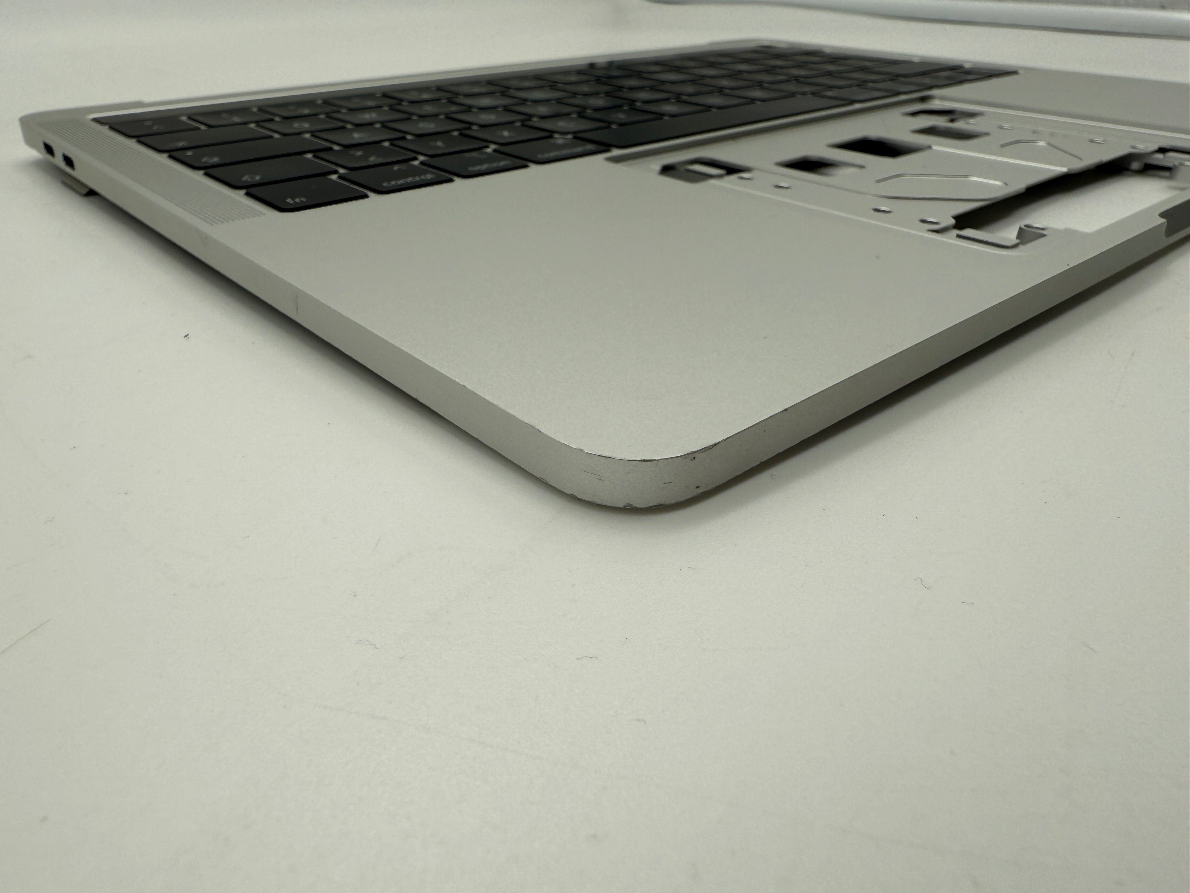 Macbook Pro 13" A1989 2018 2019 Topcase Tastatur QWERTZ Trackpad Silber #T752