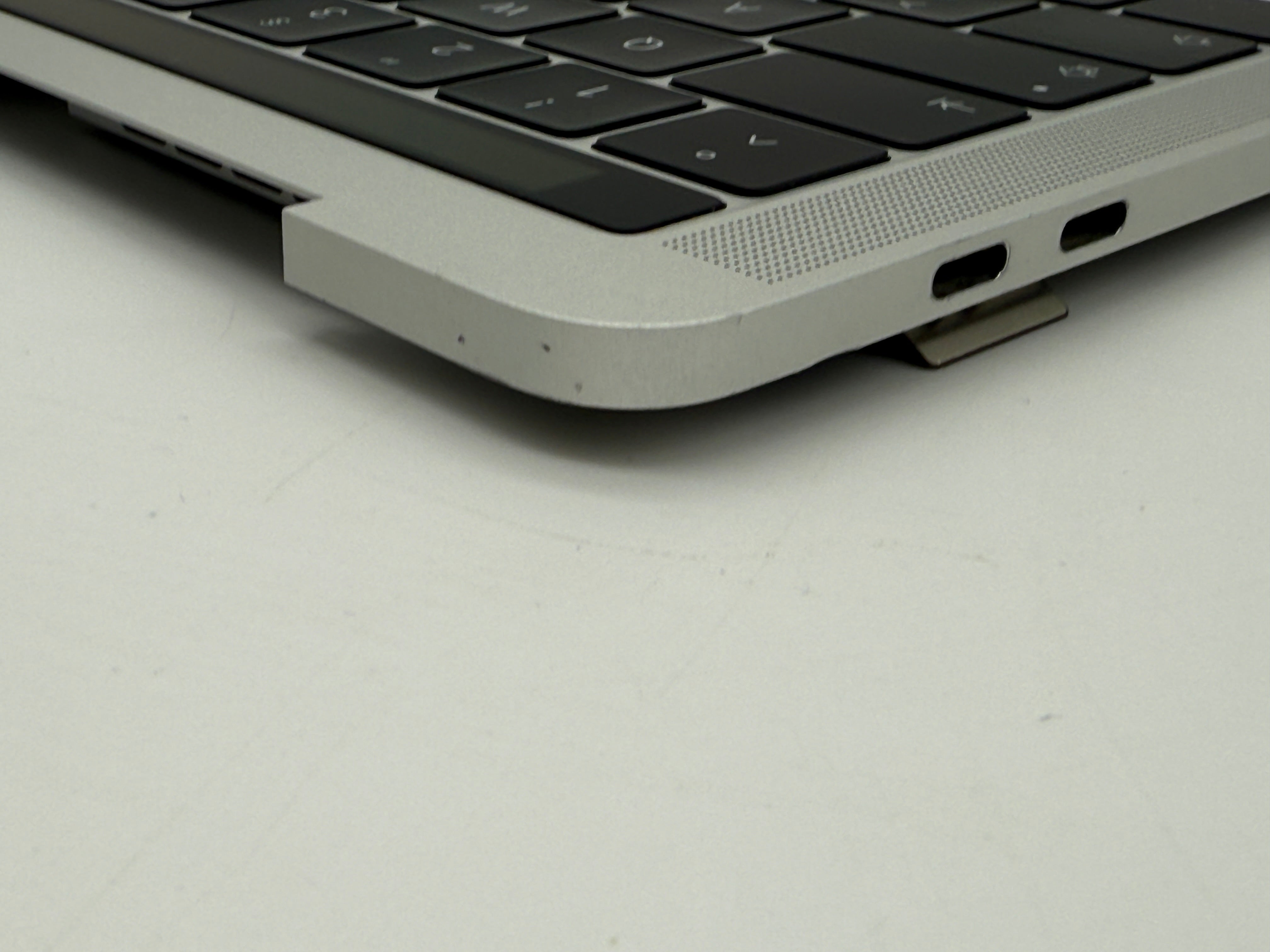 Macbook Pro 13" A1989 2018 2019 Topcase Tastatur QWERTZ Trackpad Silber #T752