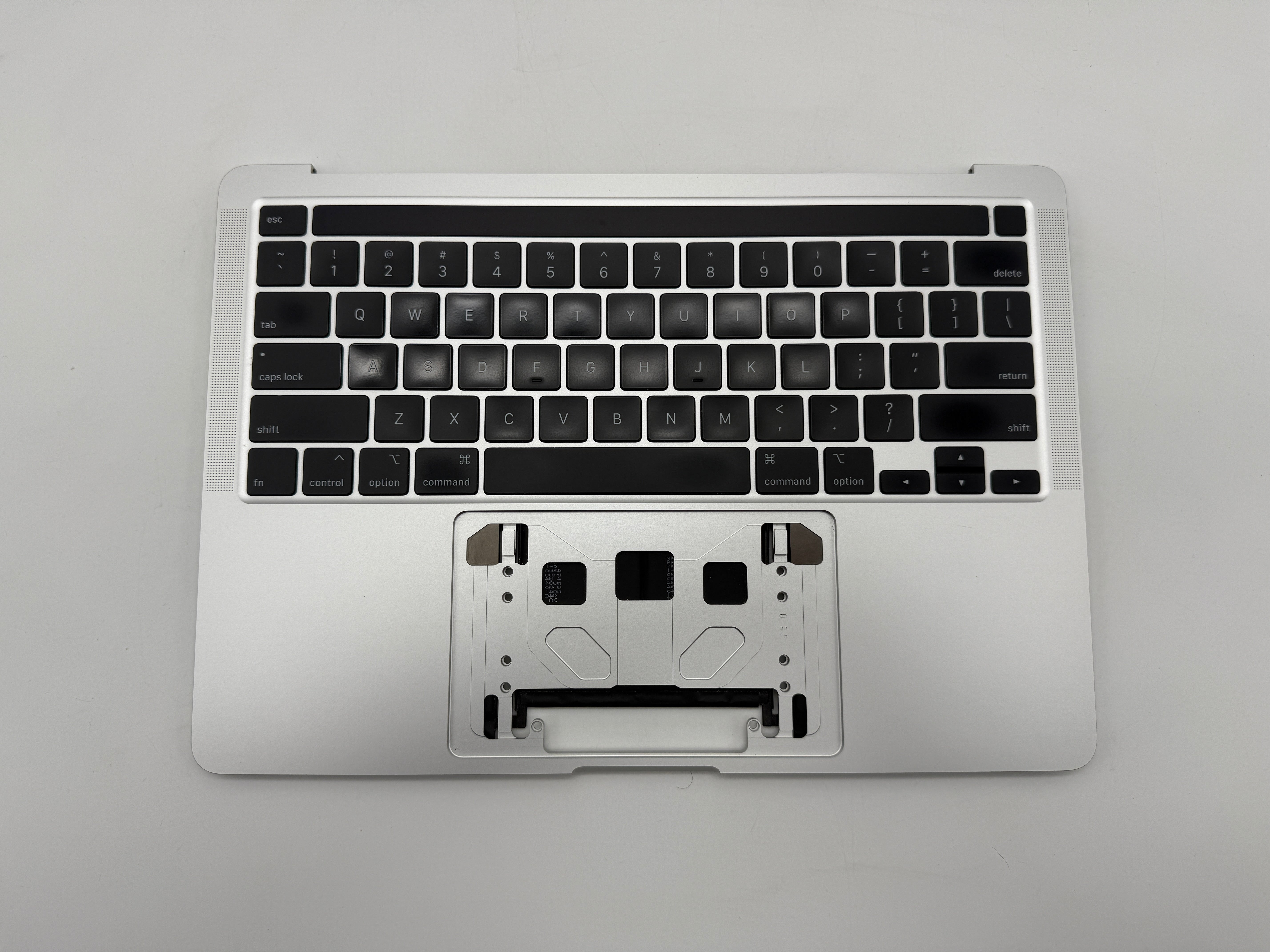 Macbook Pro 13" A2251 2020 Topcase QWERTY Akku Tastatur Silber #T756
