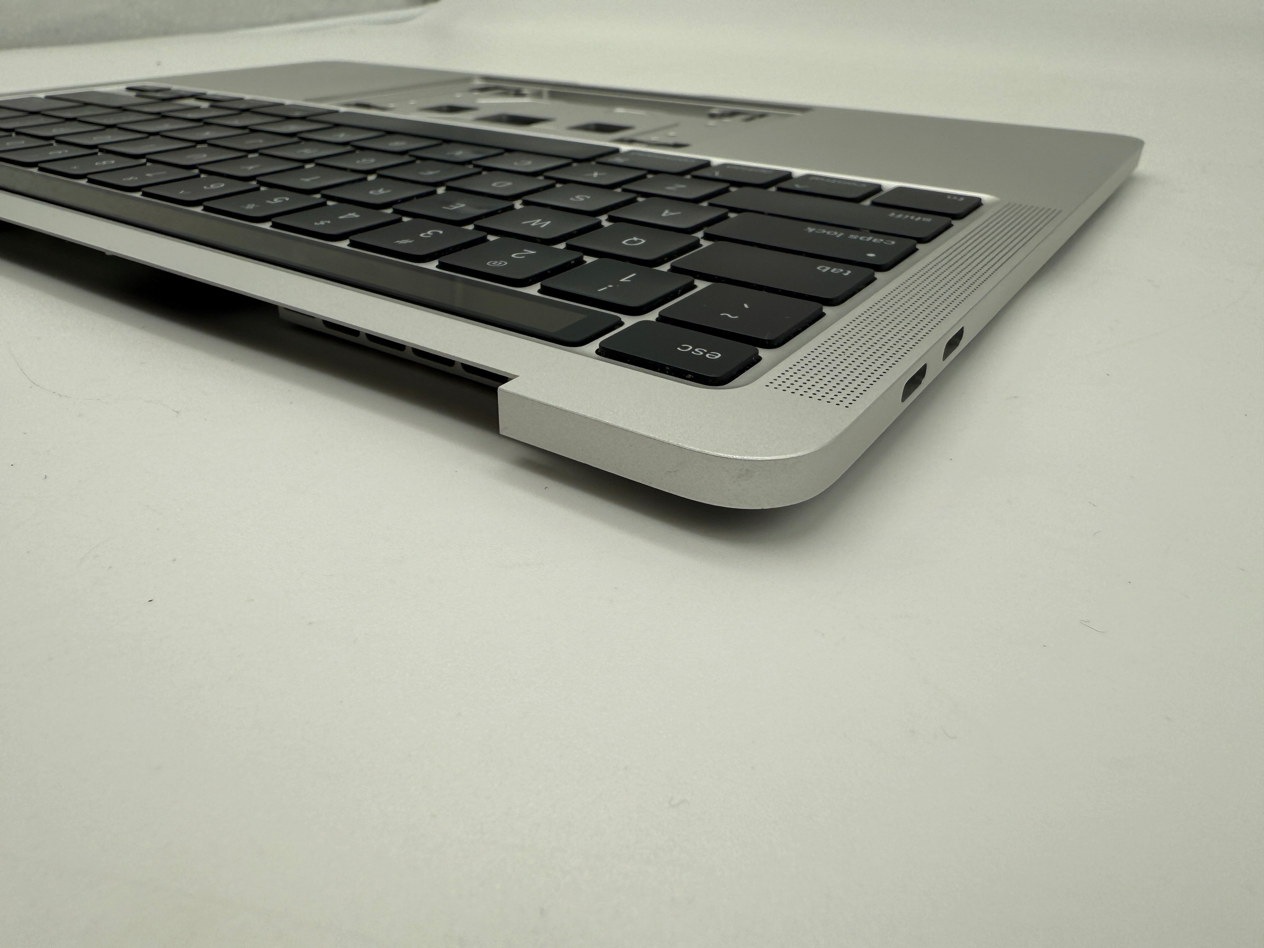 Macbook Pro 13" A2251 2020 Topcase QWERTY Akku Tastatur Silber #T756