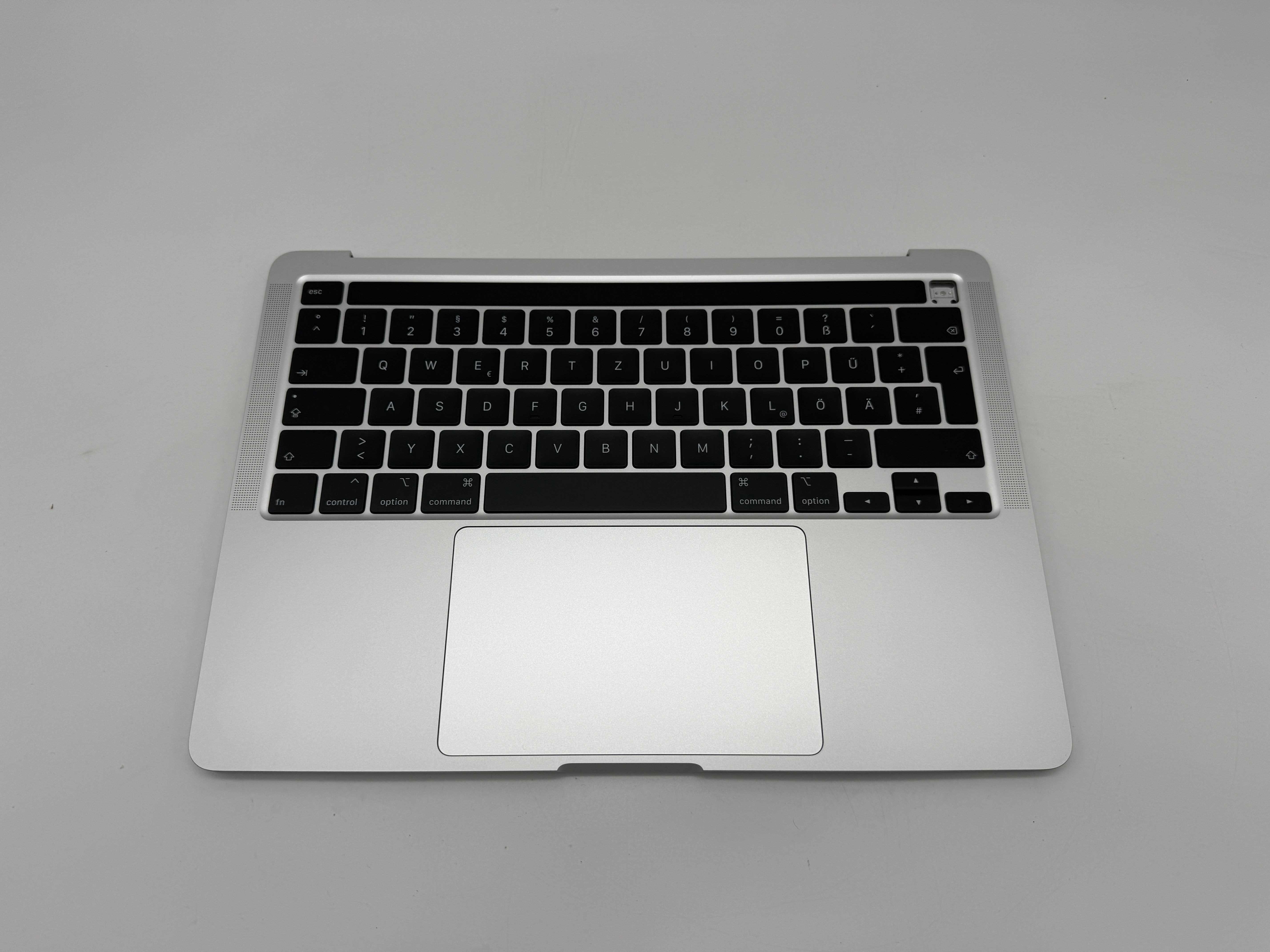 Macbook Pro 13" A2251 2020 Topcase QWERTZ Tastatur Silber #T759