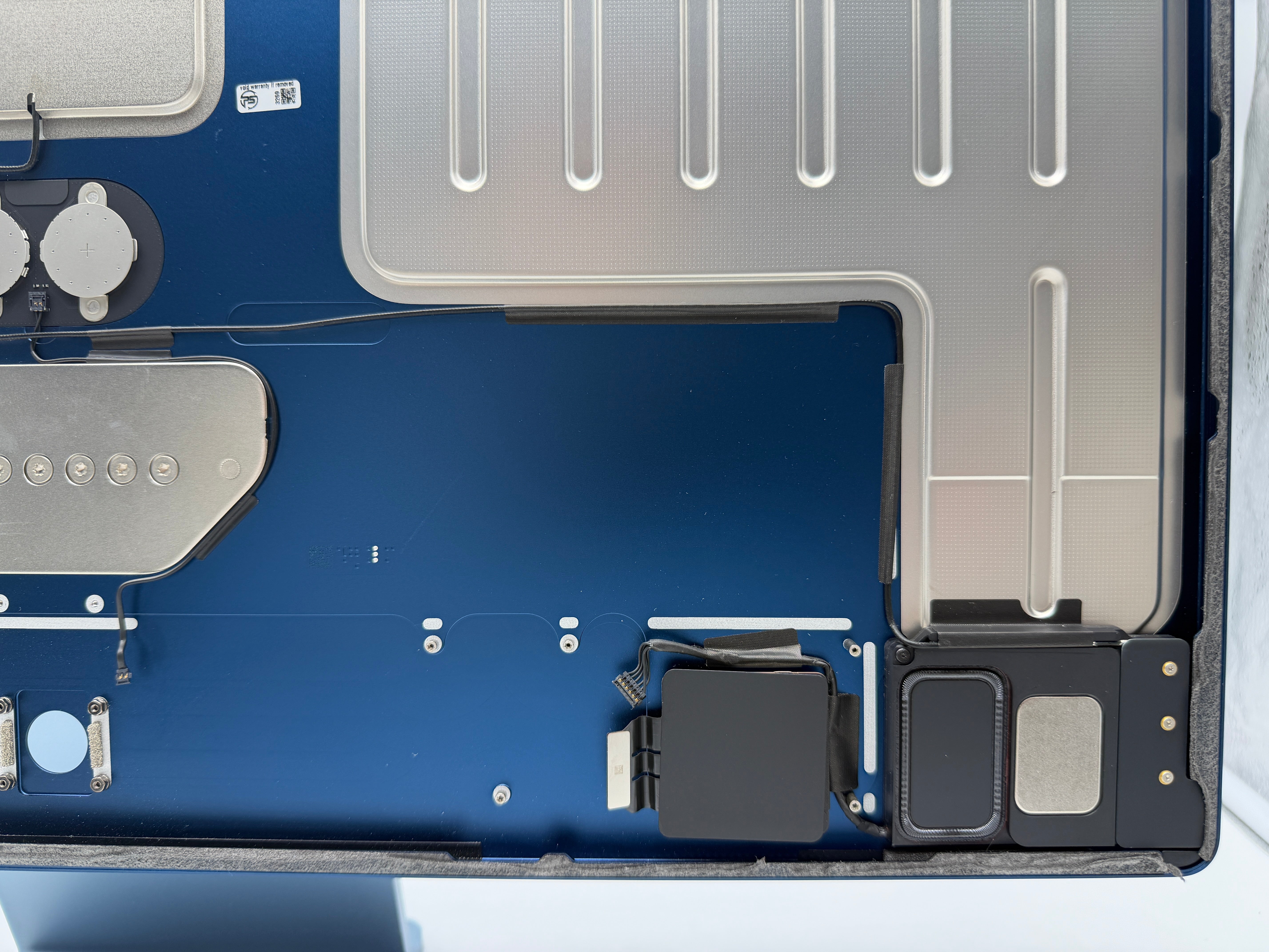 Apple iMac 24" 2021 A2439 Gehäuse Standfuß Lautsprecher Lüfter Blau #PSG4